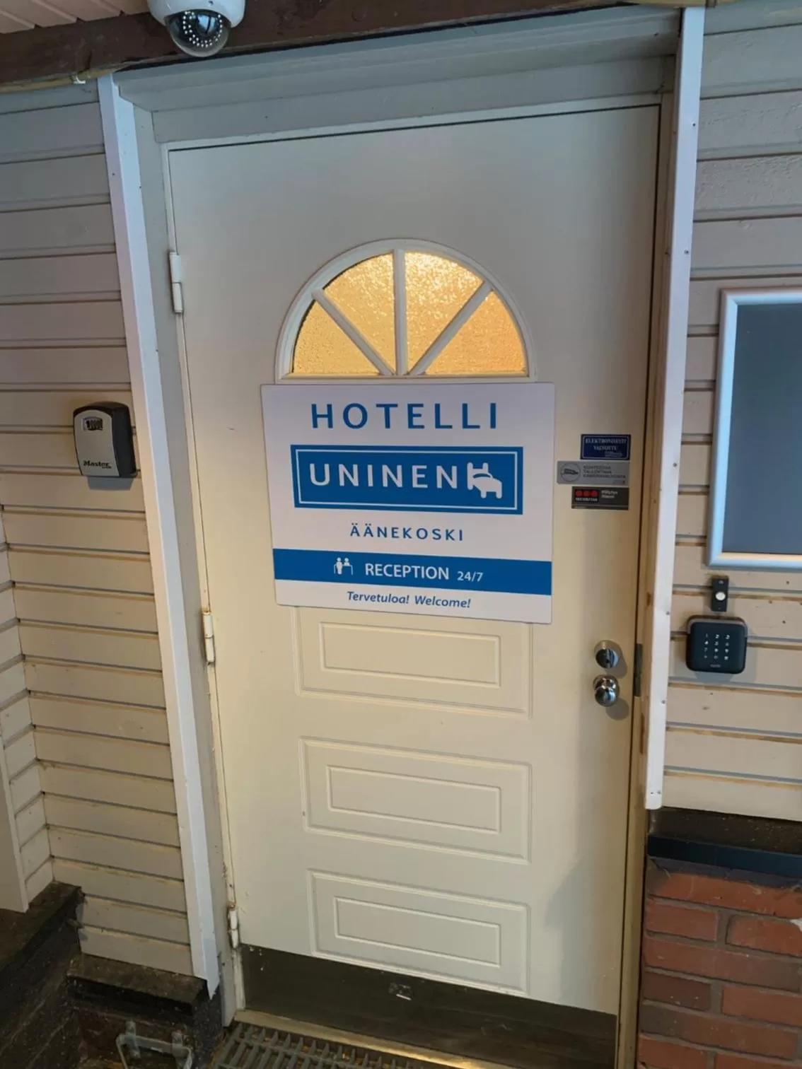 Facade/entrance in Hotelli Uninen Äänekoski