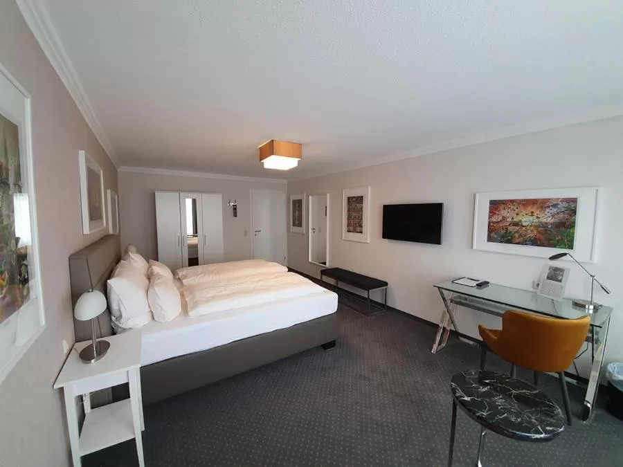 Bed in artHOTEL Bremen