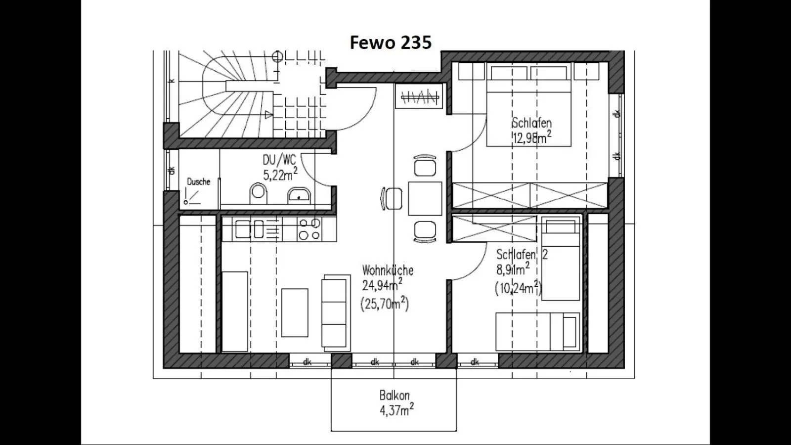 Floor plan in Gästehaus und Fewo Lamm Garni