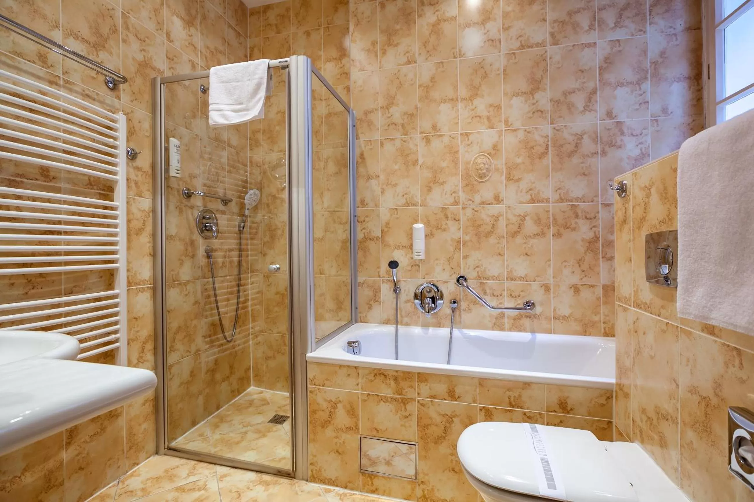 Bathroom in Tyn Yard Residence