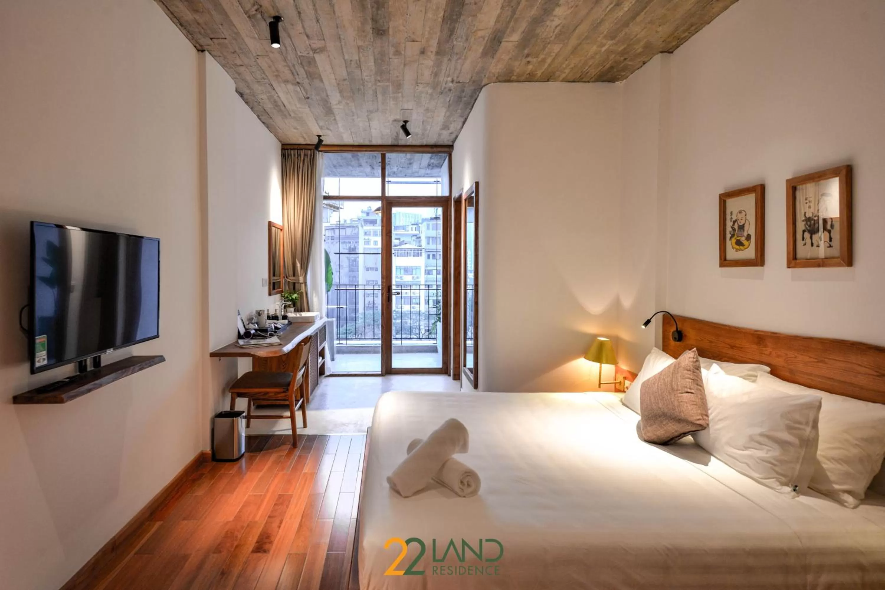 Bed in 22Land Hotel & Residence