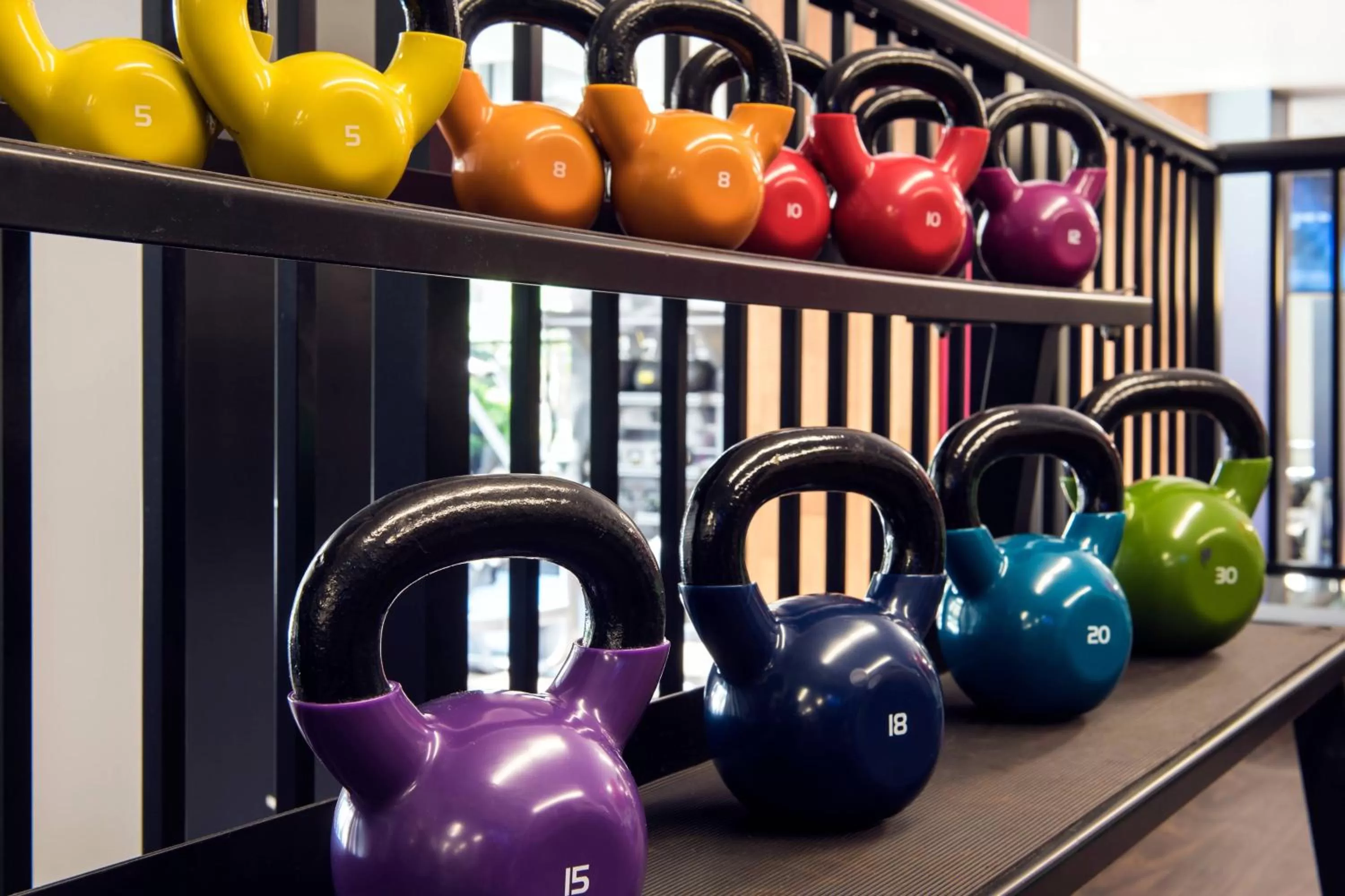 Fitness centre/facilities in Bethesda Marriott