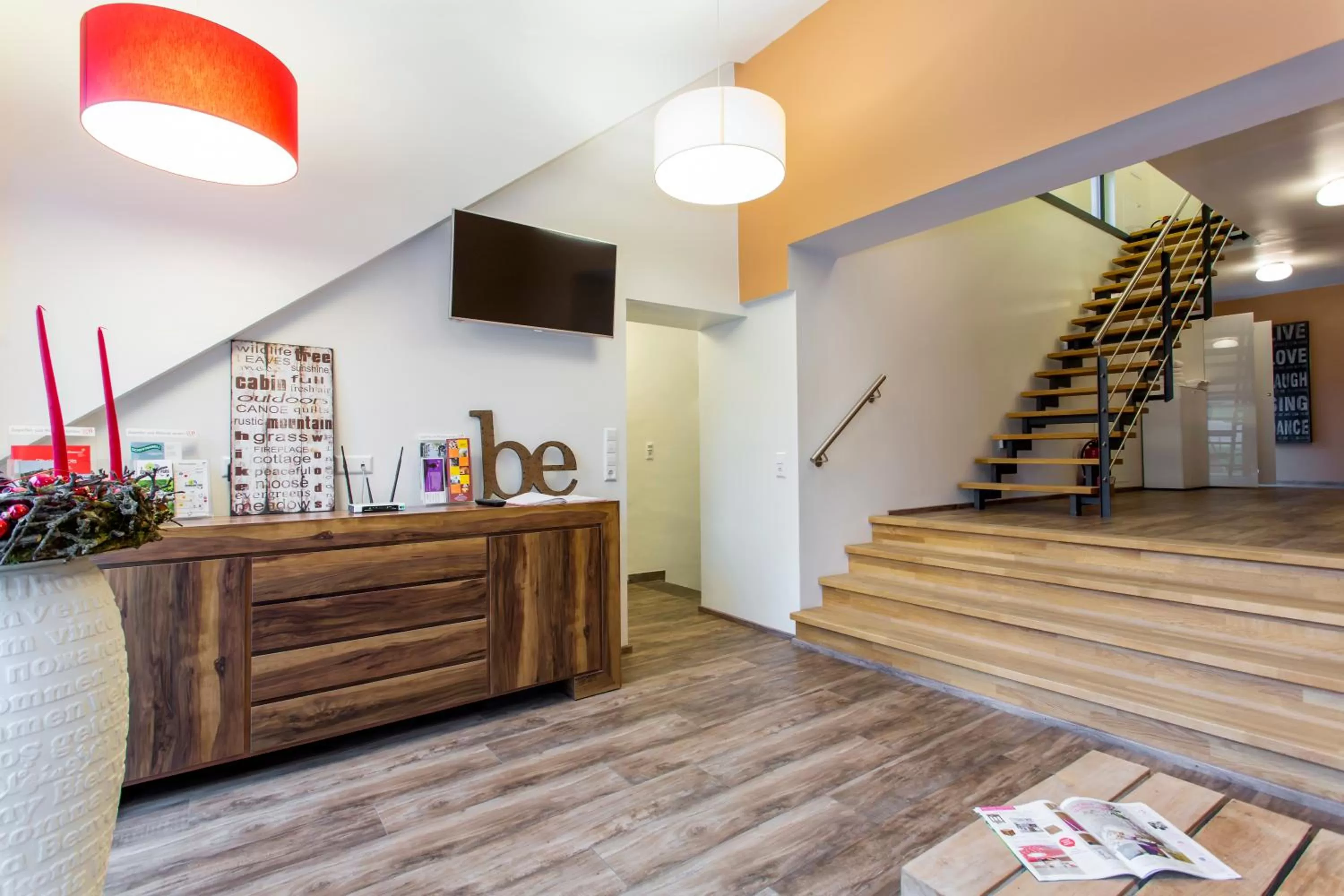 Lobby or reception in Hotel Holzscheiter