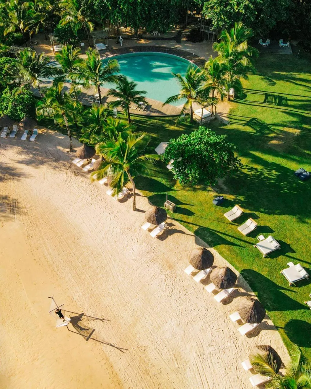 Bird's eye view in LUX* Grand Gaube Resort & Villas