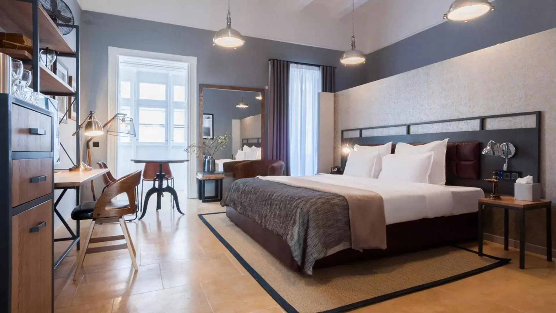 Superior Double Room with City View in AX The Saint John Superior Double Room with City View in AX The Saint John