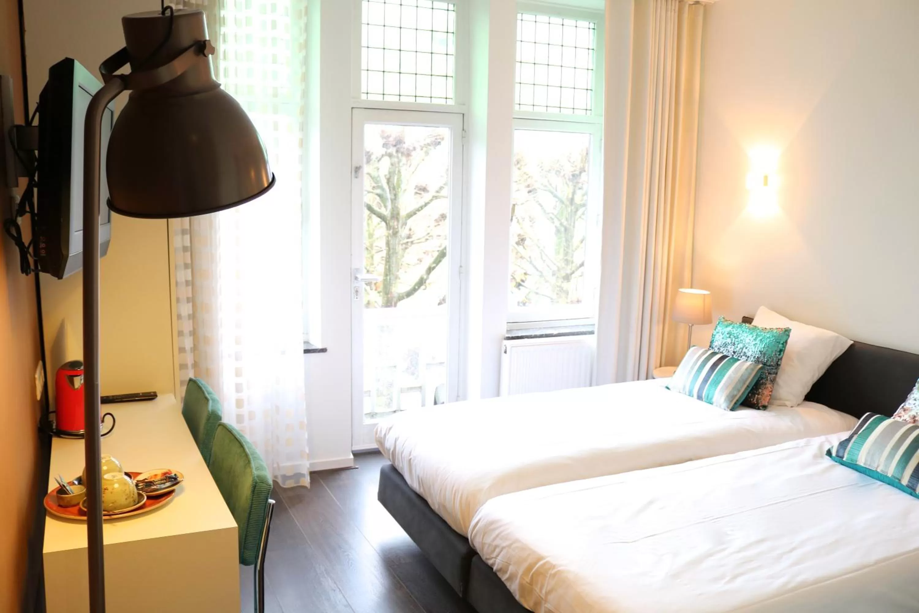 Bed in Saillant Hotel Maastricht City Centre - Auping Hotel Partner