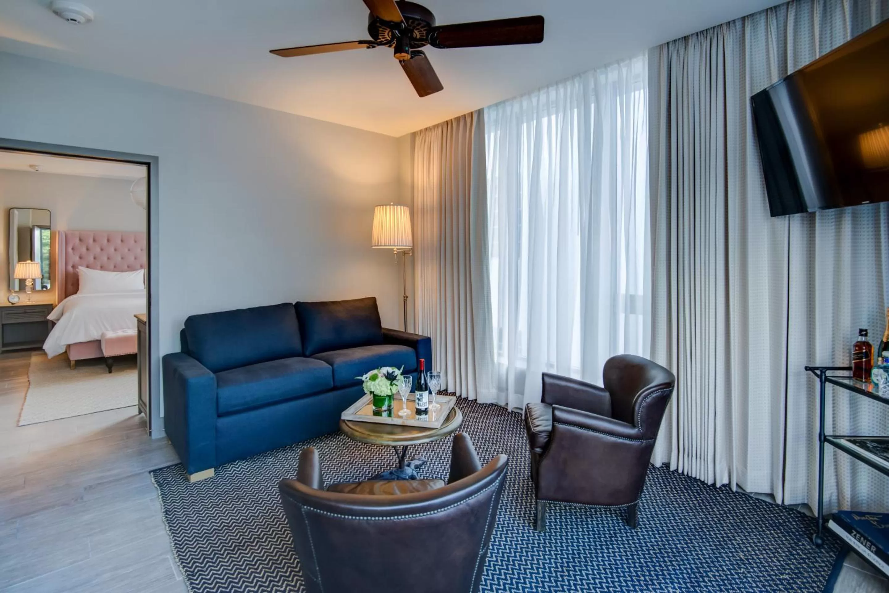 Living room in The Plymouth South Beach