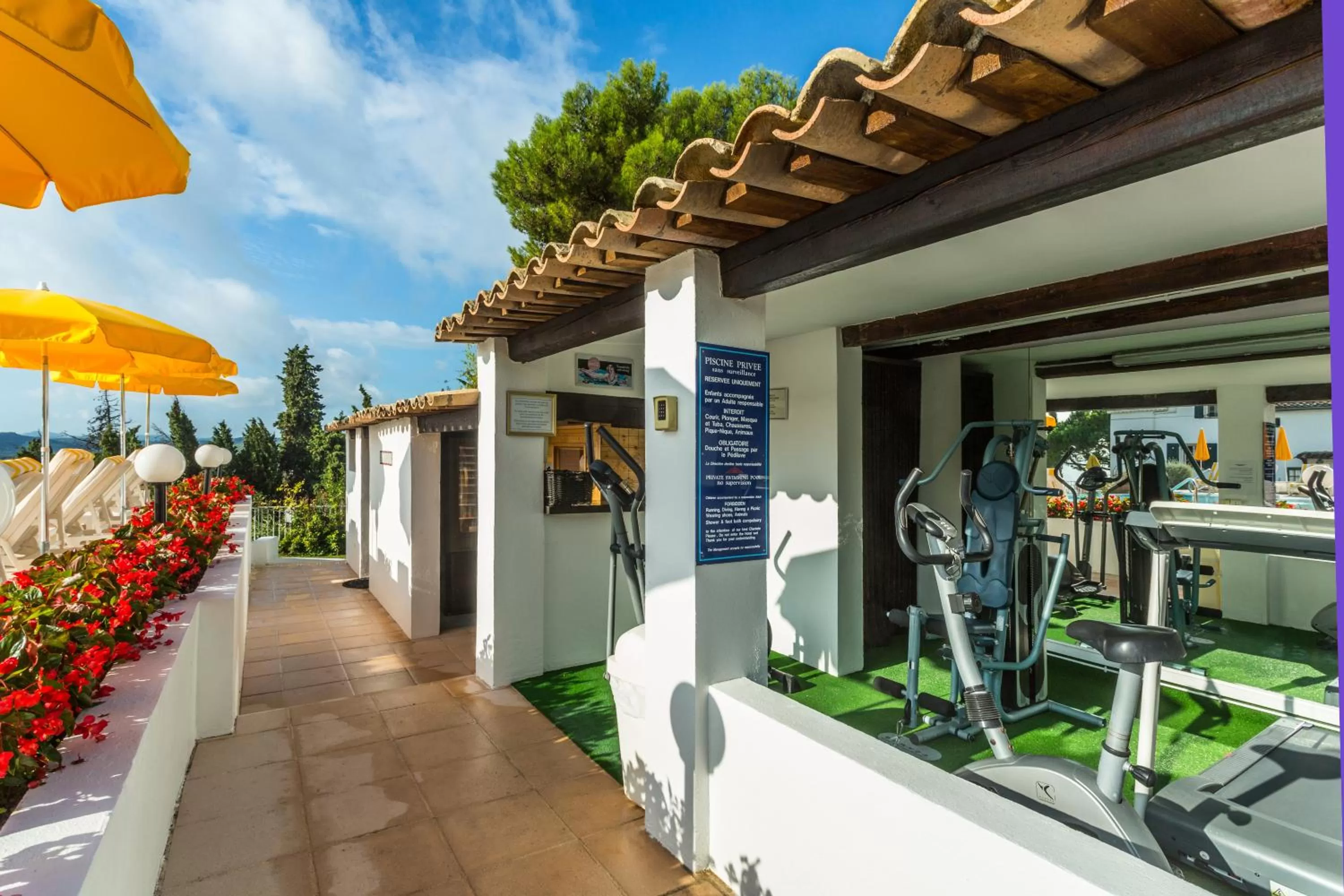 Fitness centre/facilities in Le Hameau