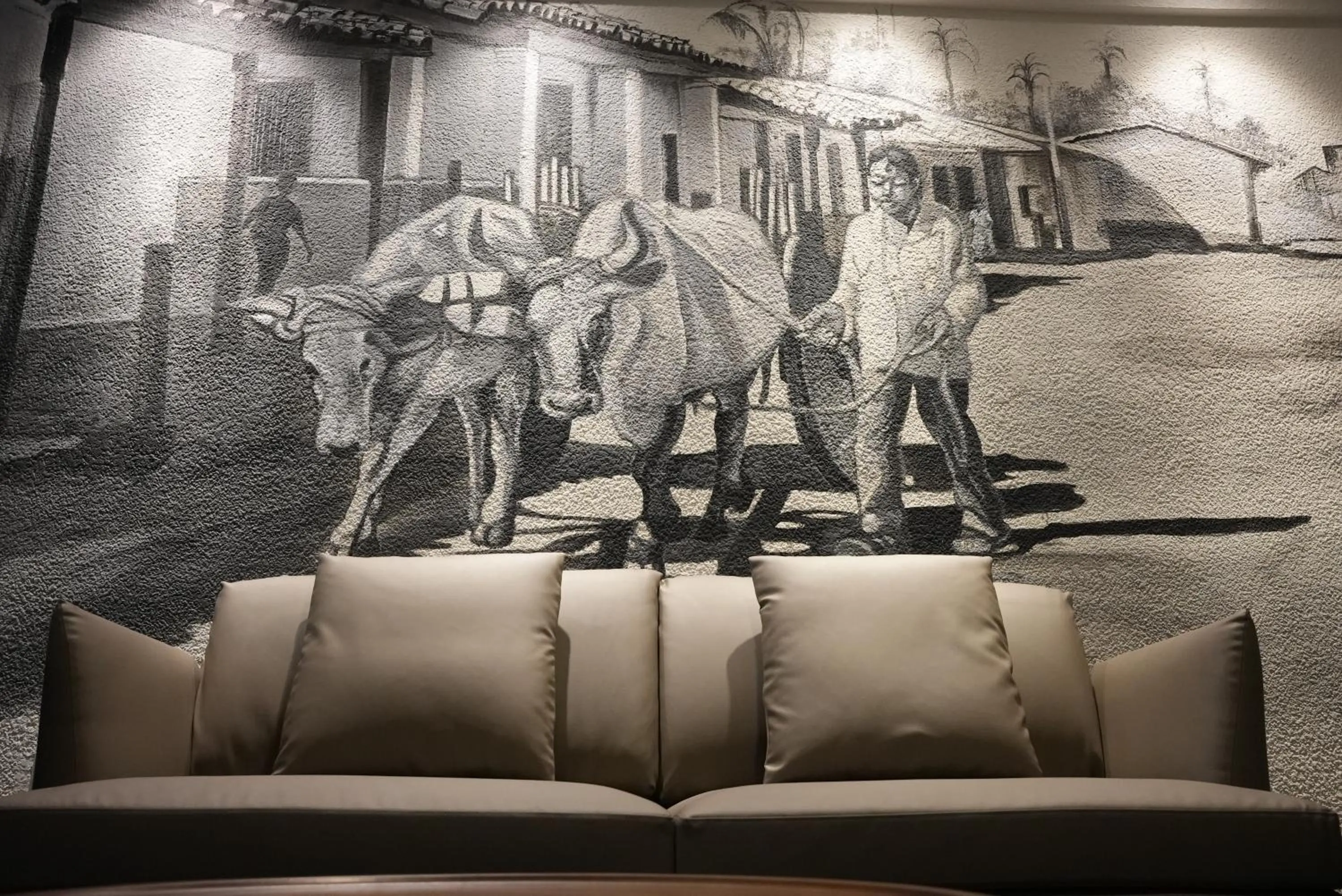 Living room in Hotel Cortez