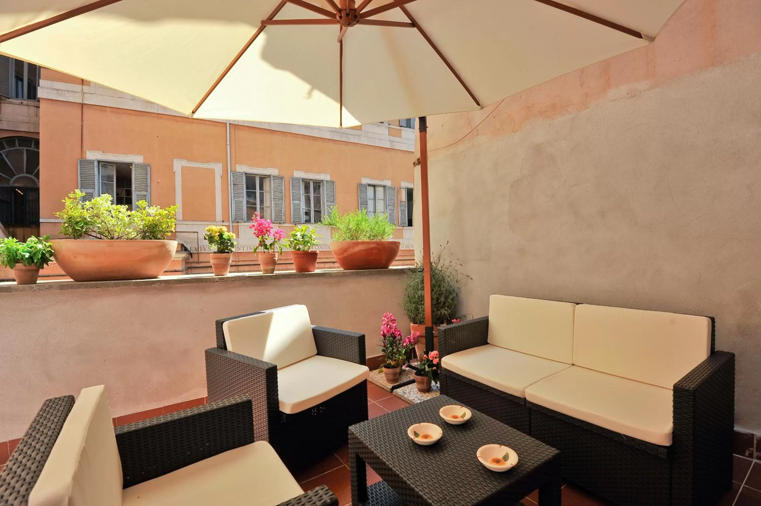 Balcony/Terrace in History Suite