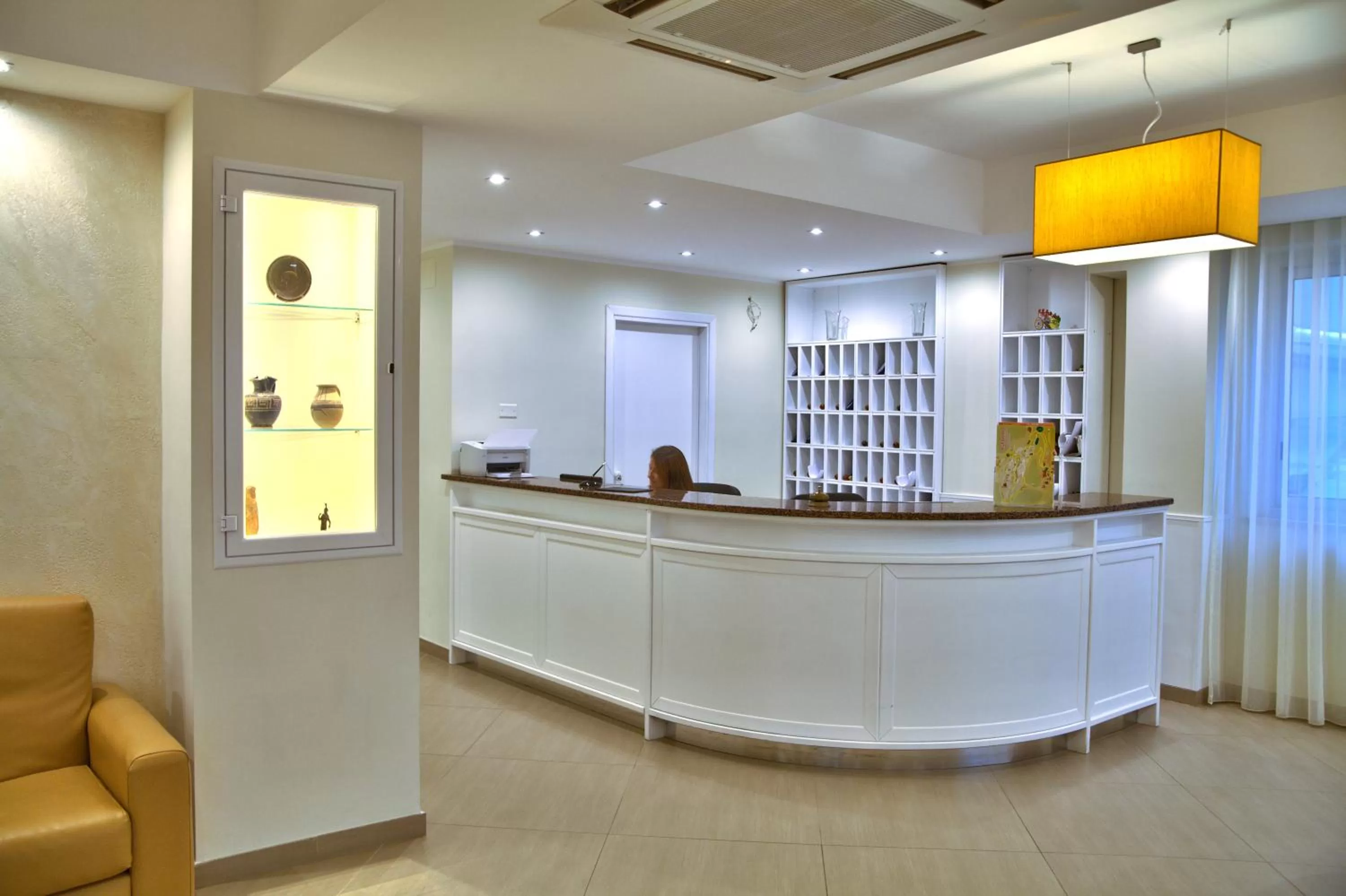 Lobby or reception in Hotel Costazzurra Museum & Spa