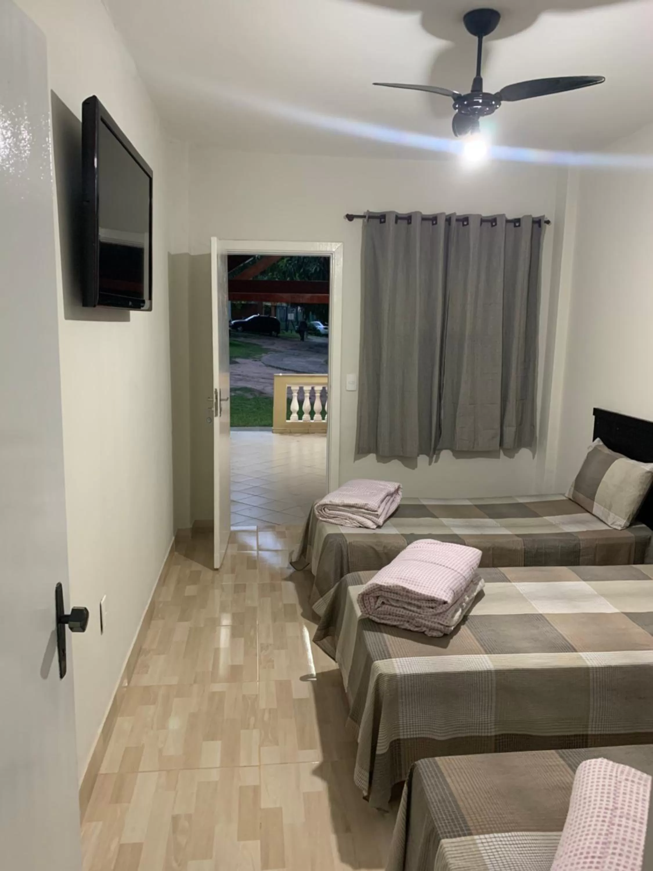 Bed in Ananda pousada chalé