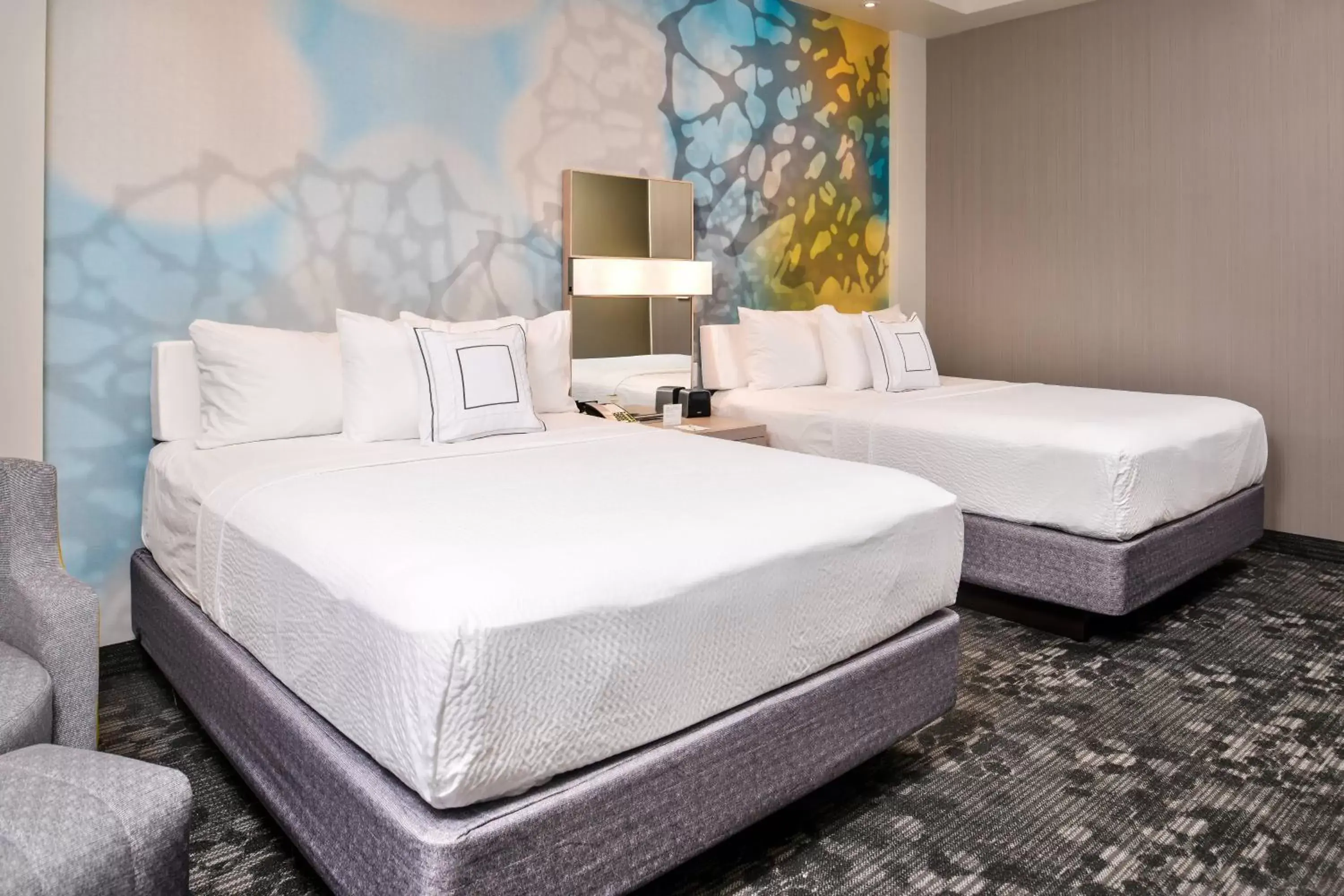 Queen Room with Two Queen Beds in Courtyard by Marriott Charlotte Northlake Queen Room with Two Queen Beds in Courtyard by Marriott Charlotte Northlake