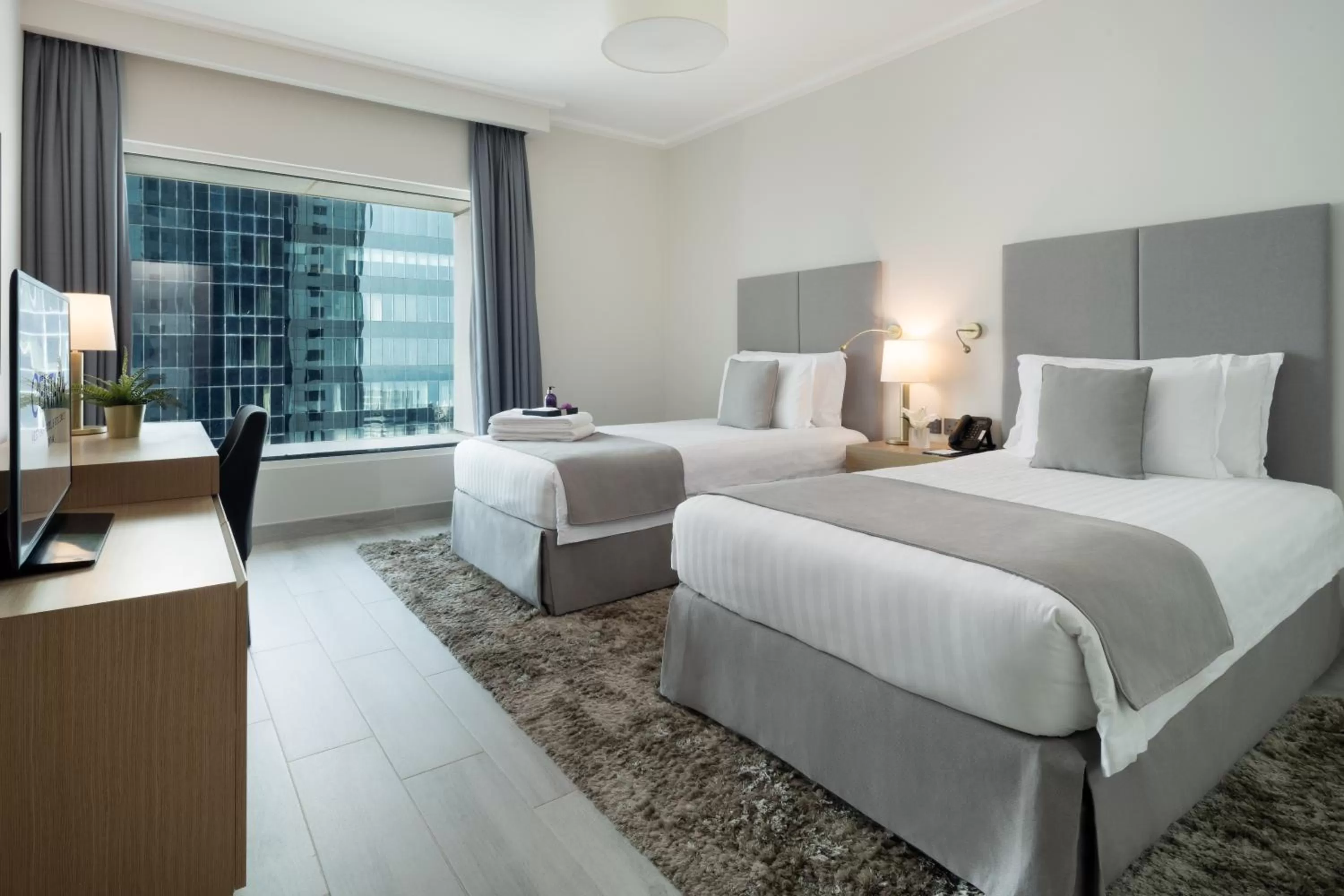 Bed in Centara West Bay Hotel & Residences Doha