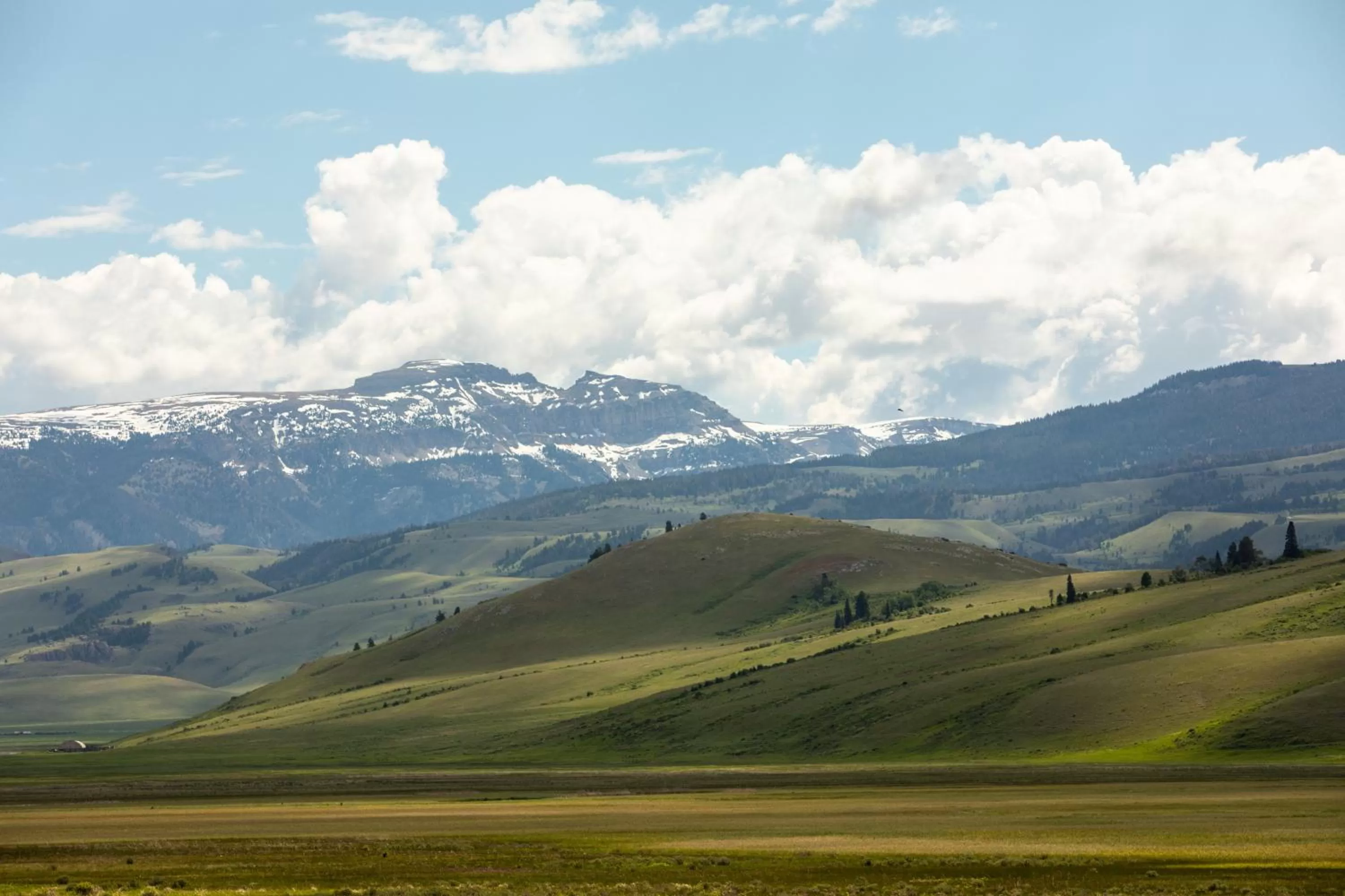 Mountain view in Flat Creek Inn