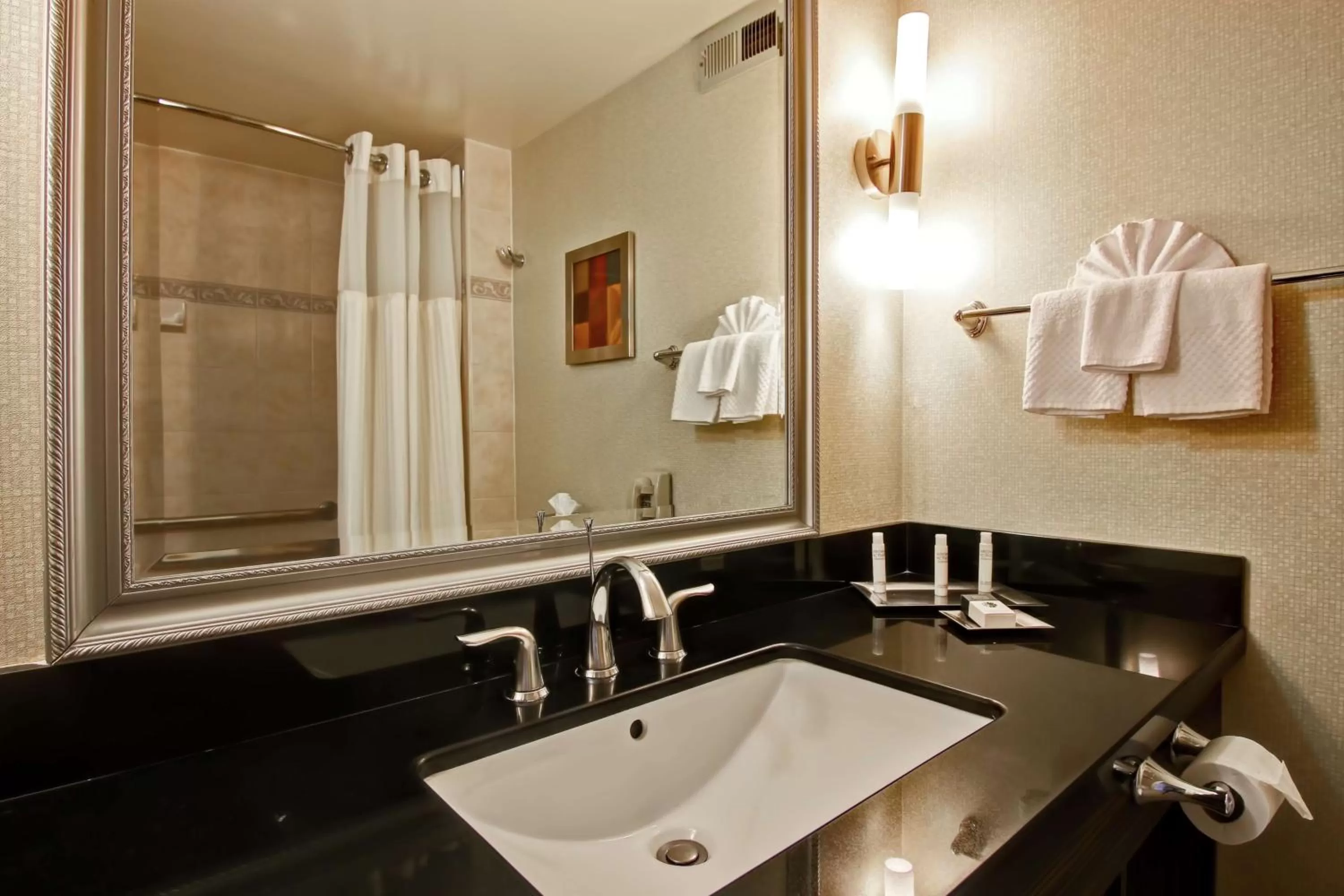 Shower in DoubleTree by Hilton Pleasanton at The Club