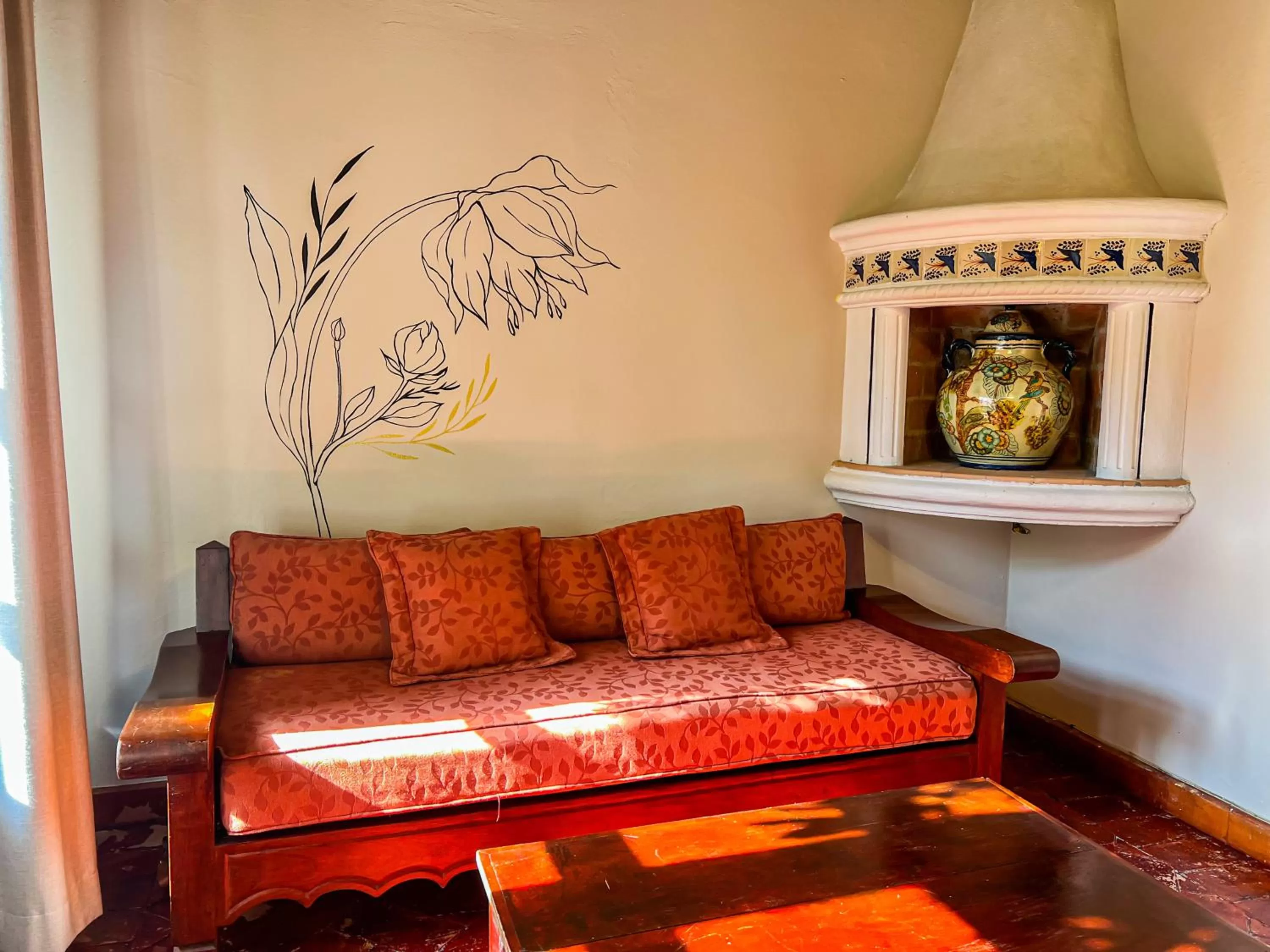 Living room in Hacienda de las Flores