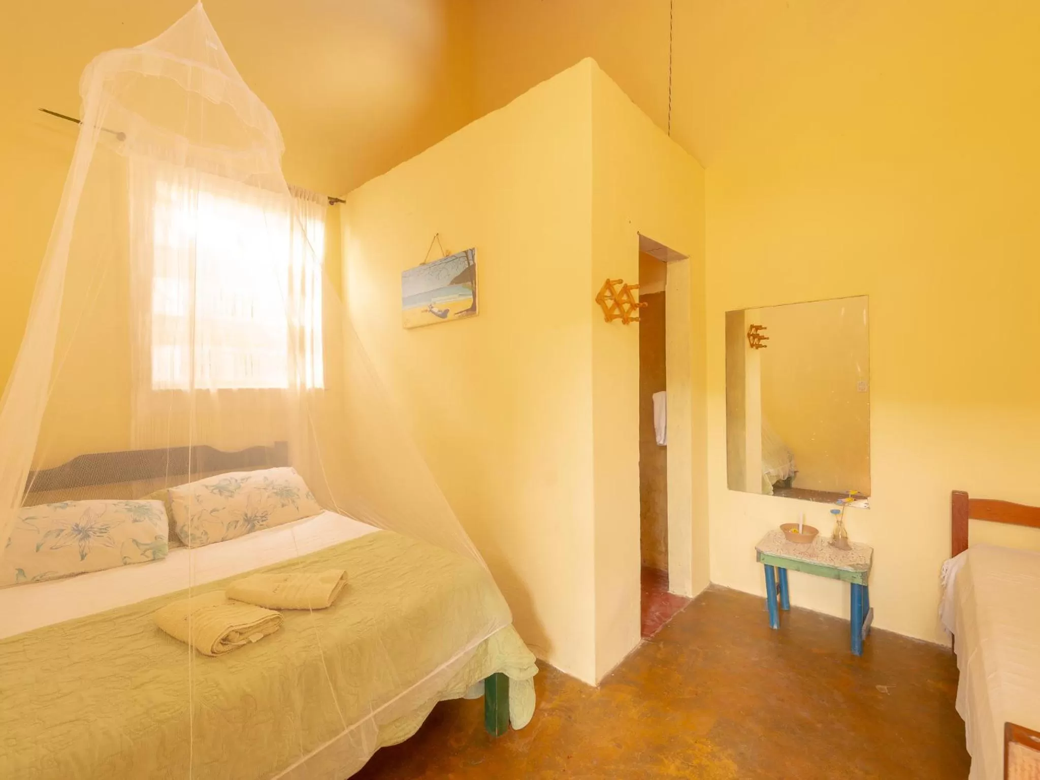 Bed in Pousada da Rosa