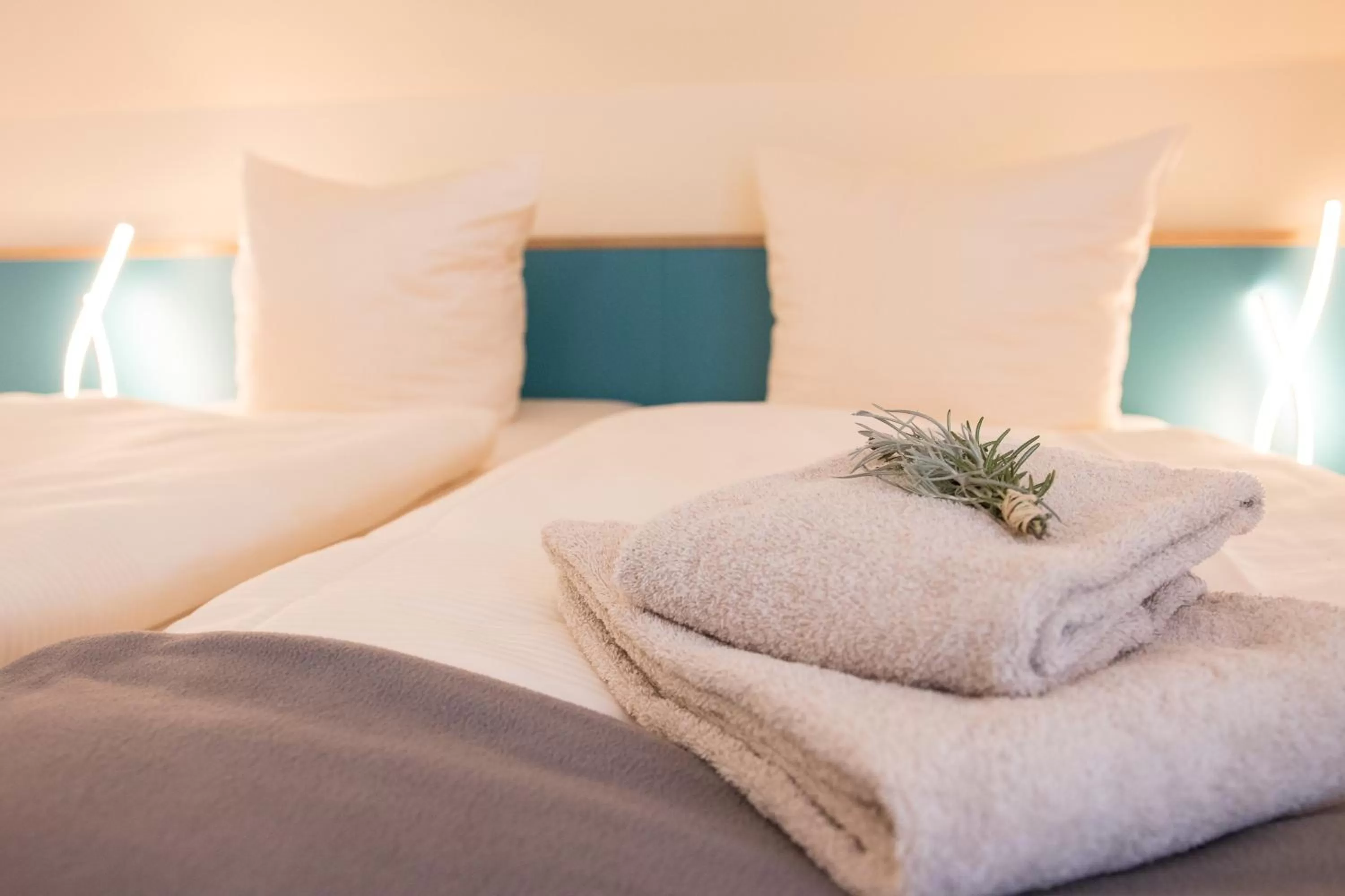 Bed in Landhotel Kräuterbergl Kreischa