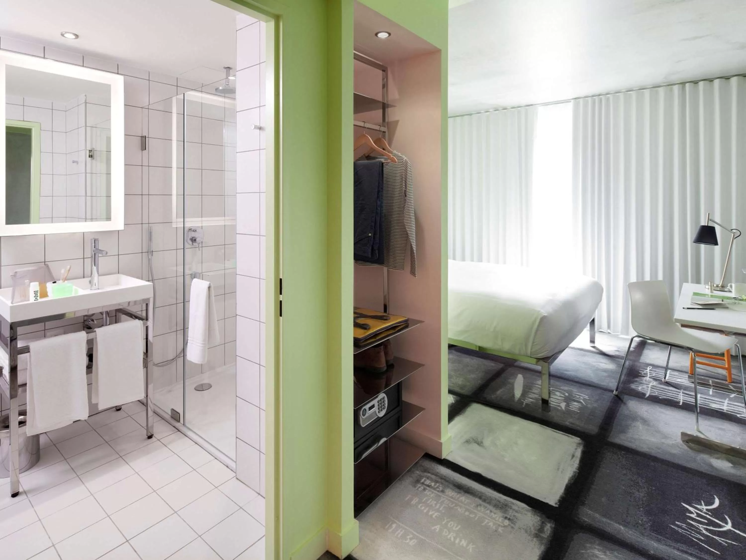 Photo of the whole room in Mama Shelter Lyon