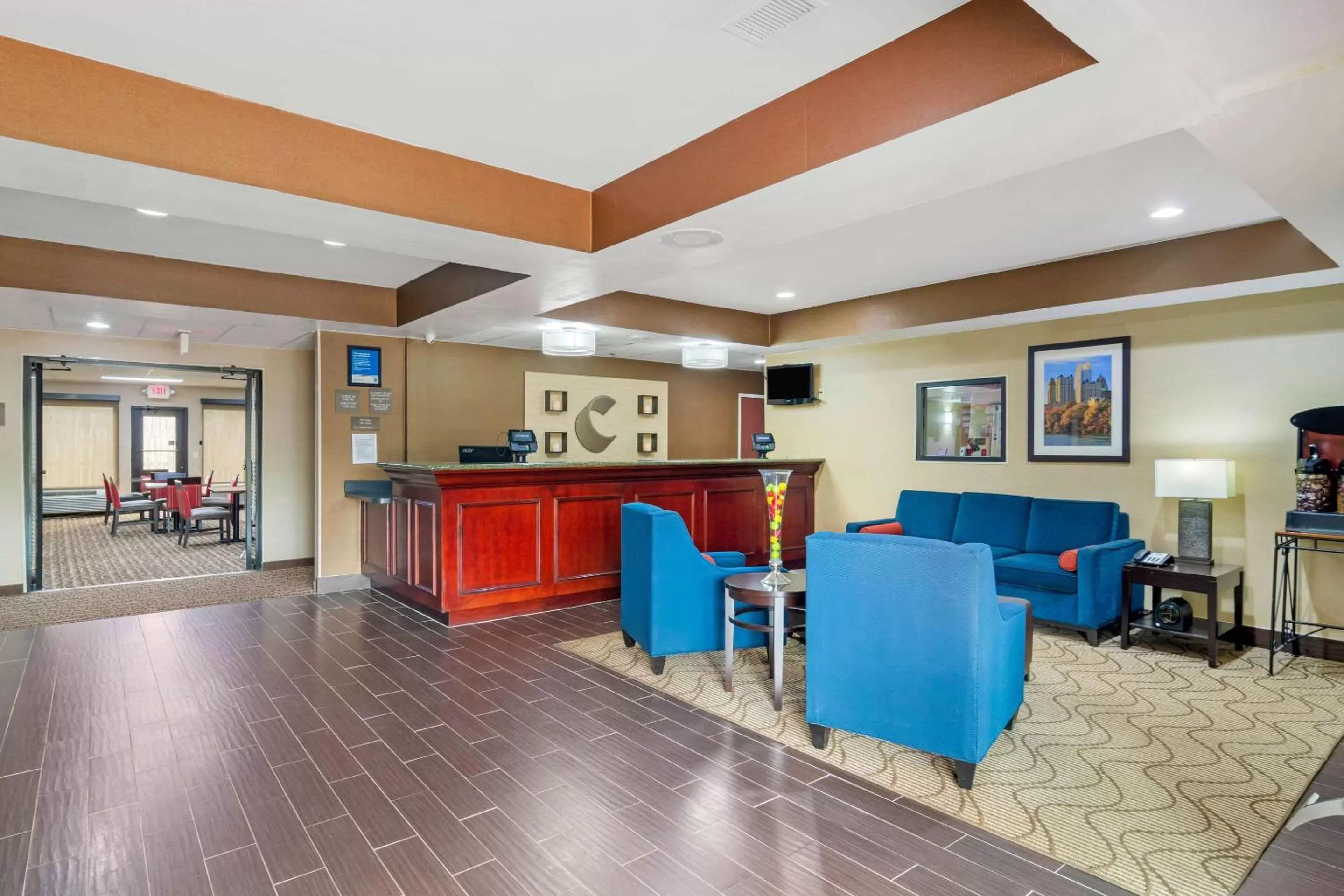 Lobby or reception in Comfort Inn & Suites Griffin North
