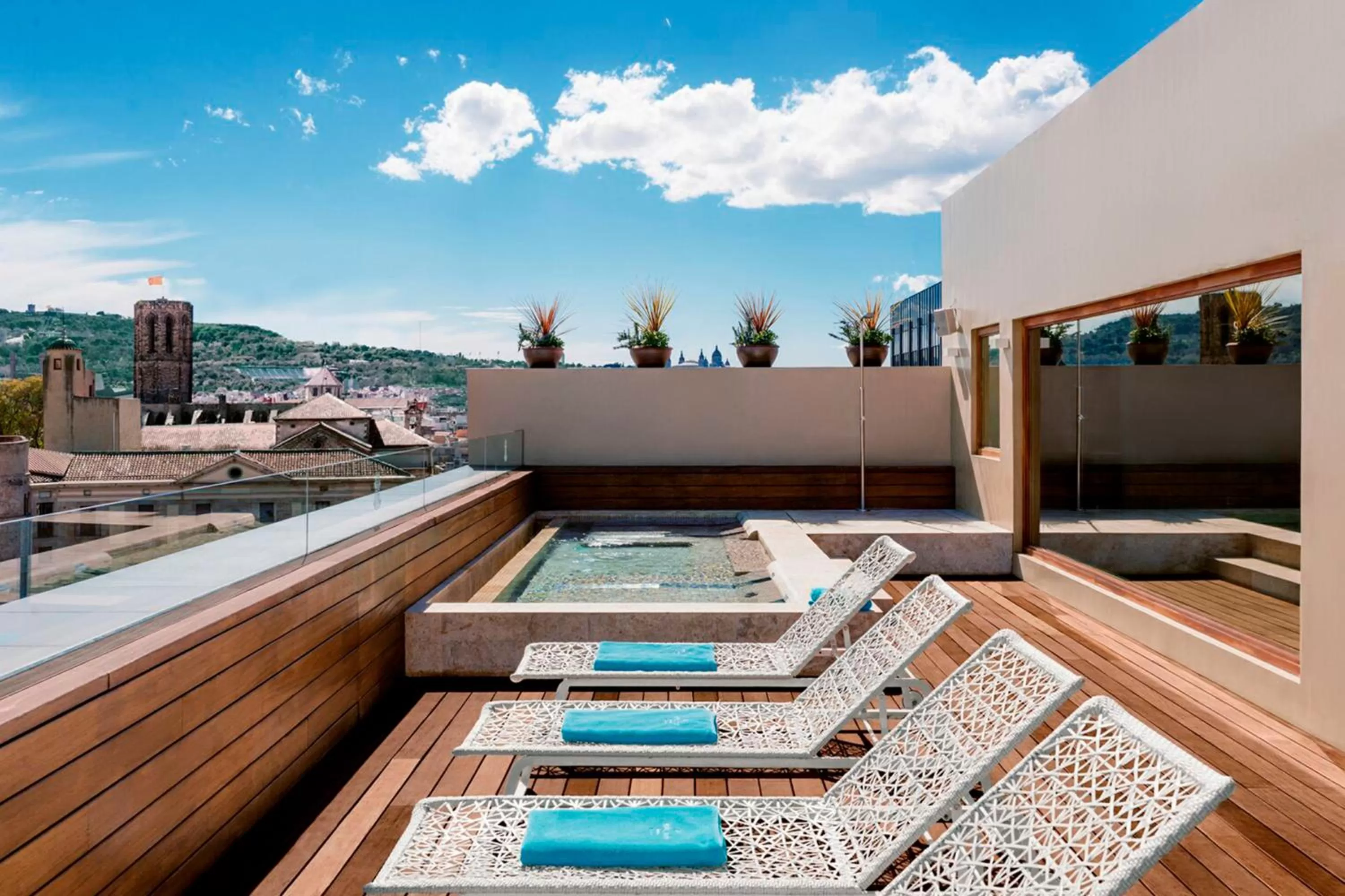 Solarium in Colón Hotel Barcelona