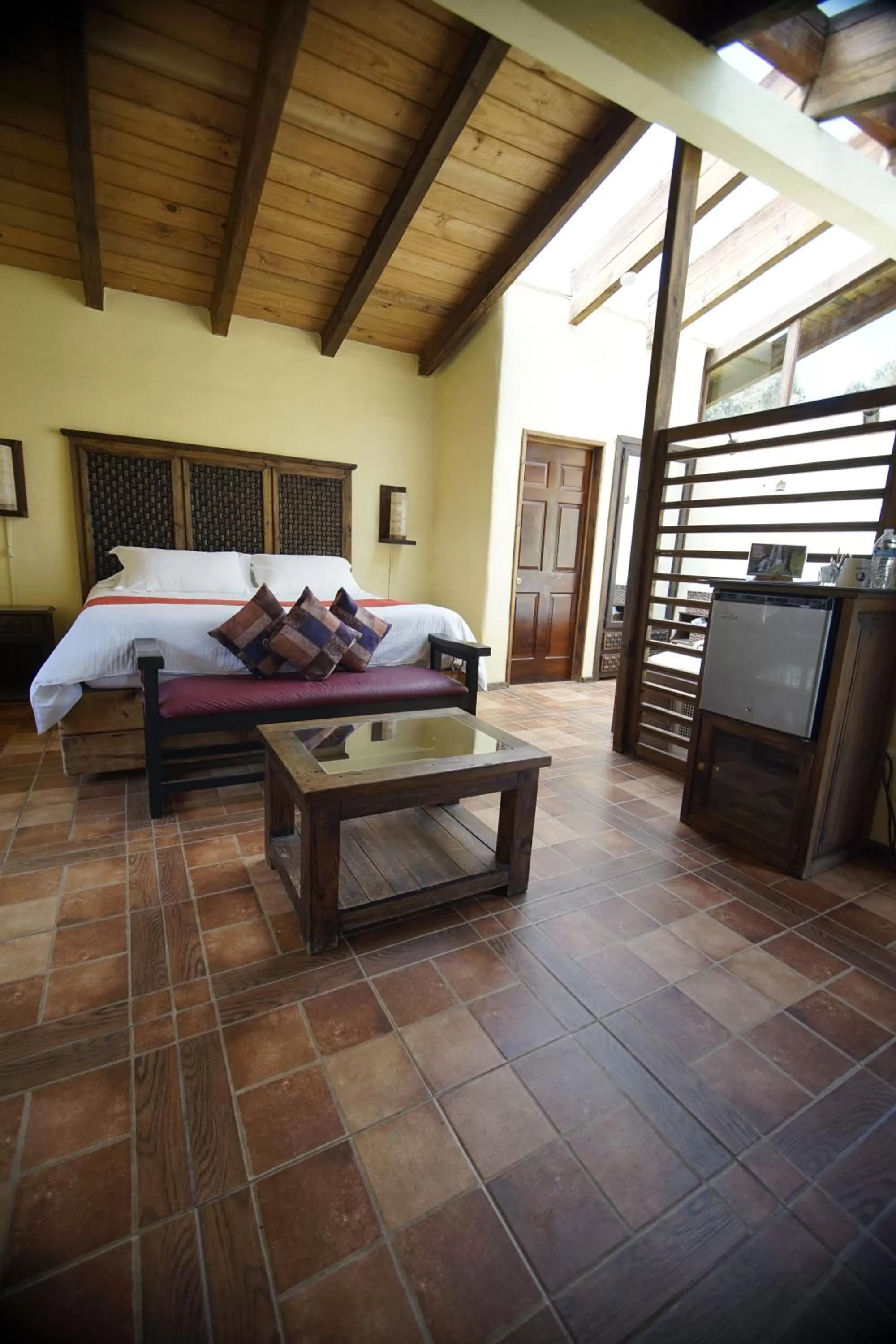 Bed in Cabañas La Cascada