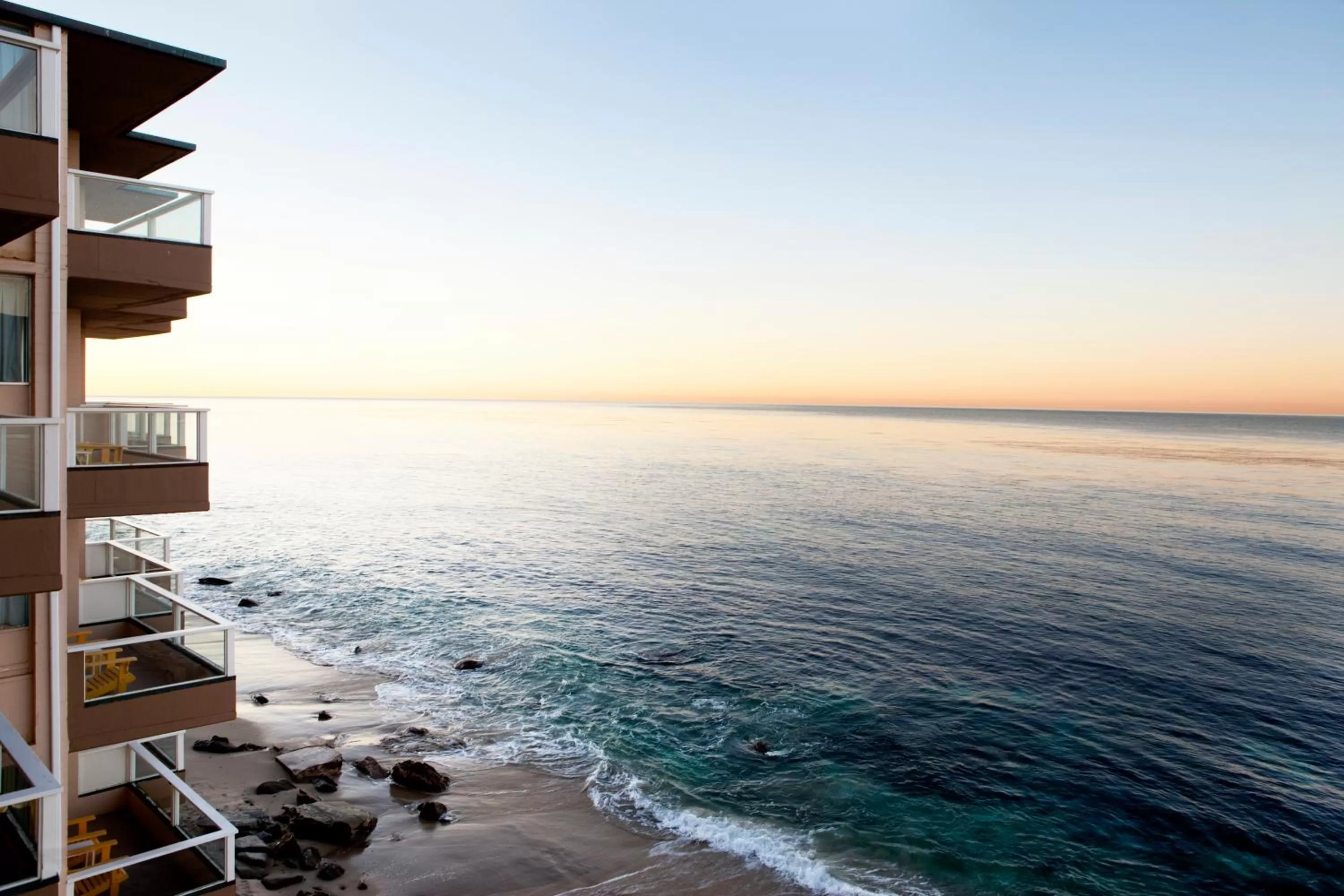 Bird's eye view, Sea View in Pacific Edge Hotel on Laguna Beach