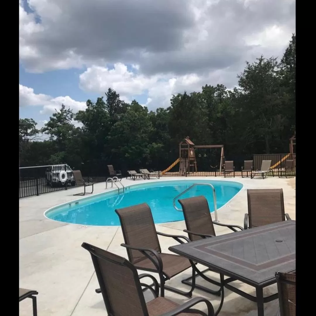 Patio in Rockwood Condos on Table Rock Lake With Boat Slips