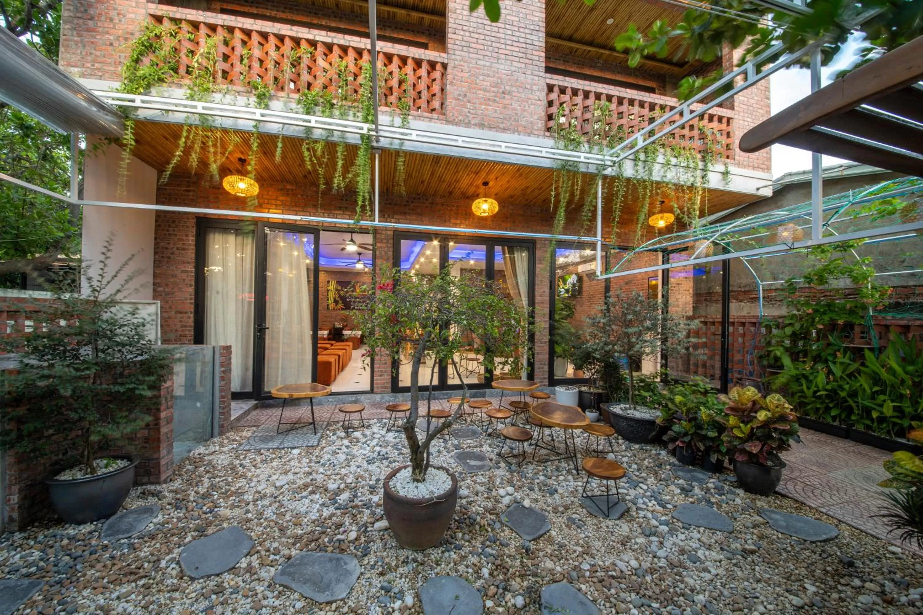 Garden in Hoi An Golden Bamboo An Bang Beach Villa & Spa