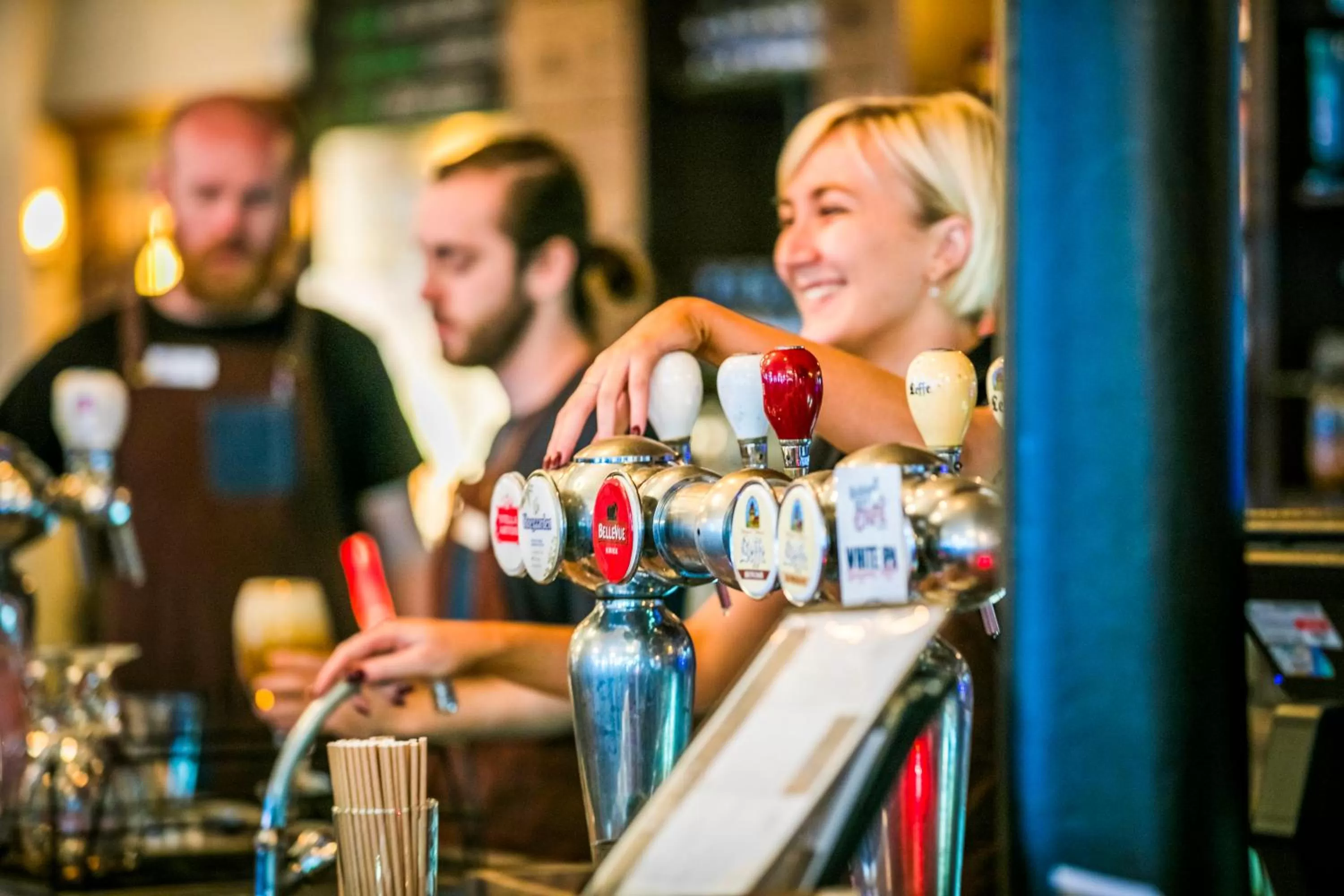 Lounge or bar in Nightcap at Belgian Beer Cafe