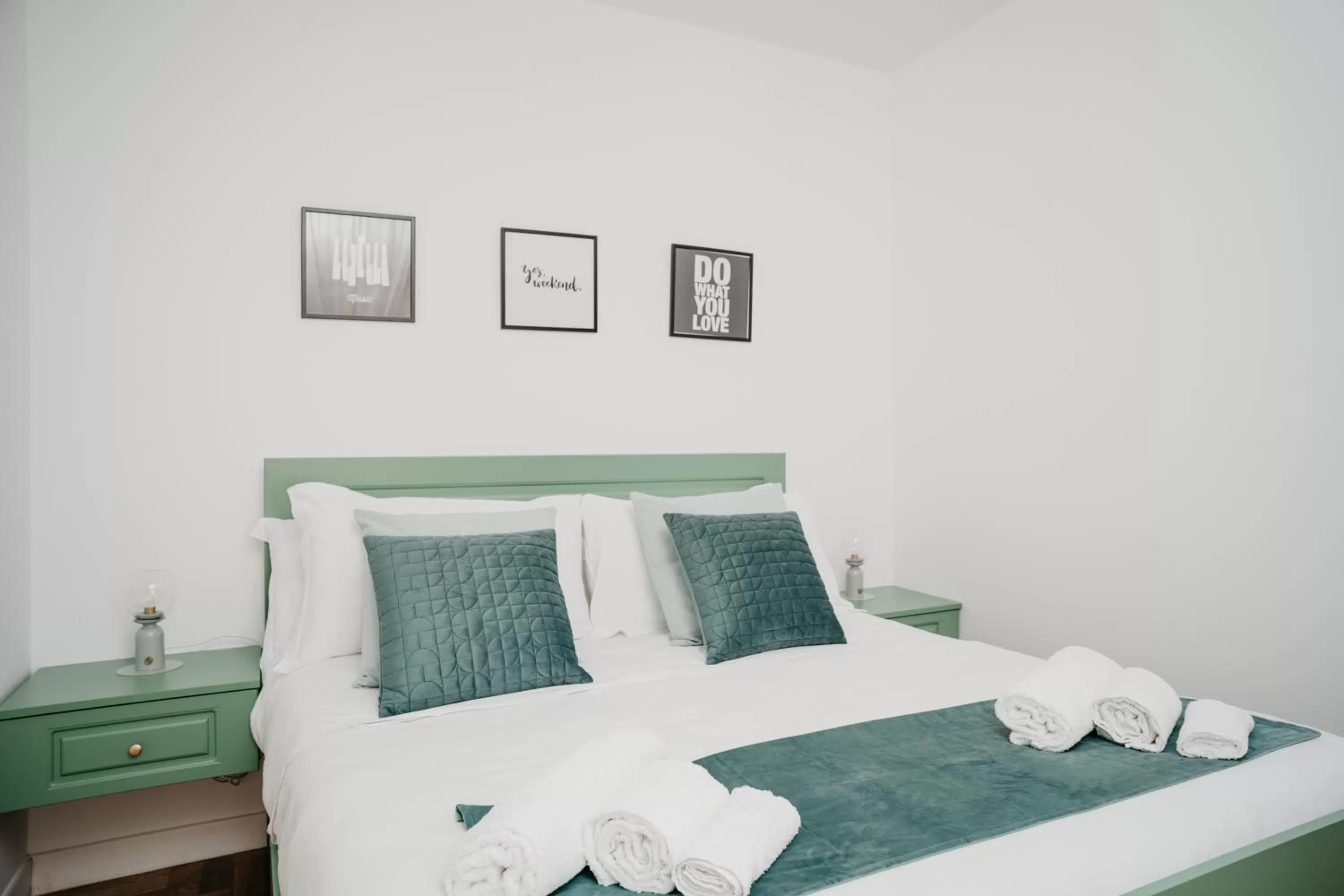 Bed in Vista Napoli Residence by Casa Napoletana