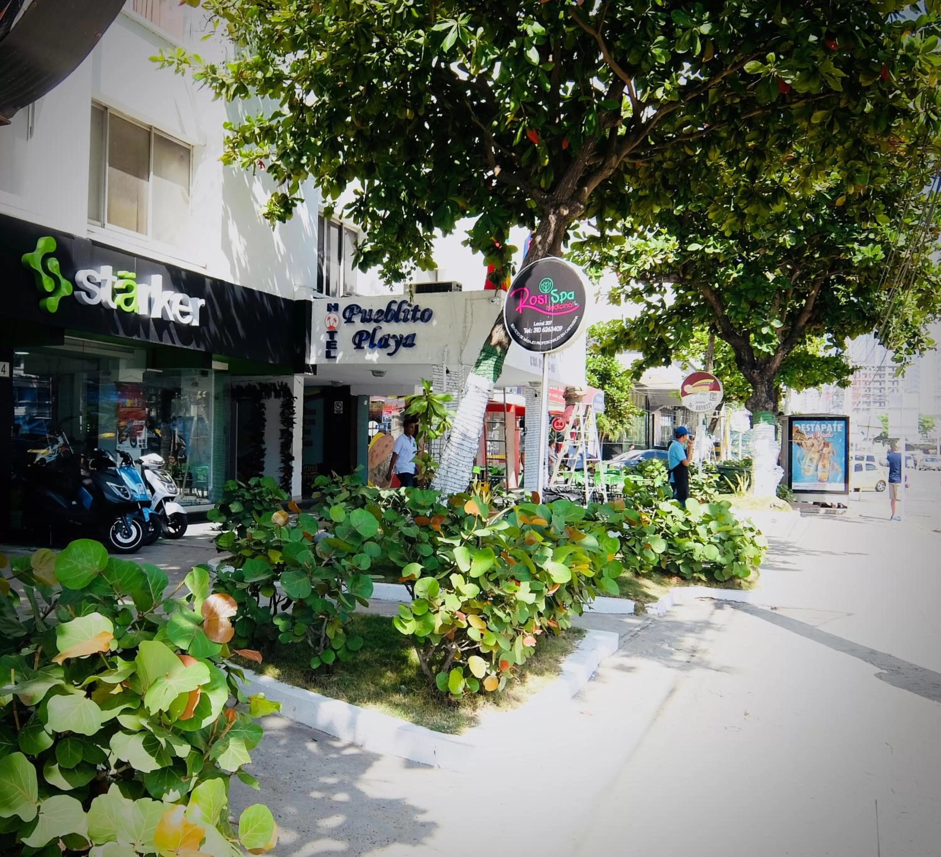 Property building in Hotel Pueblito Playa