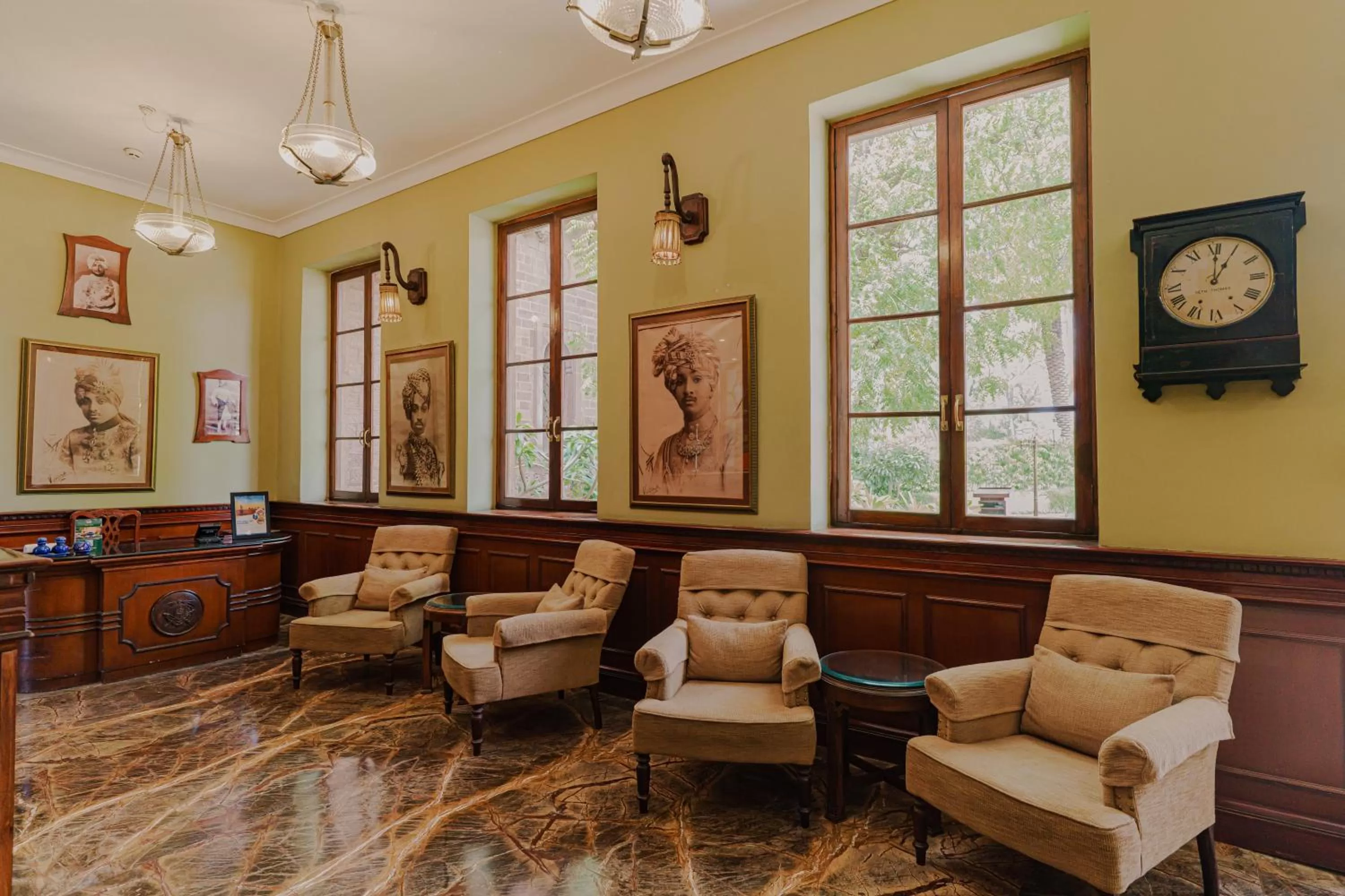 Lobby or reception in Ajit Bhawan - A Palace Resort