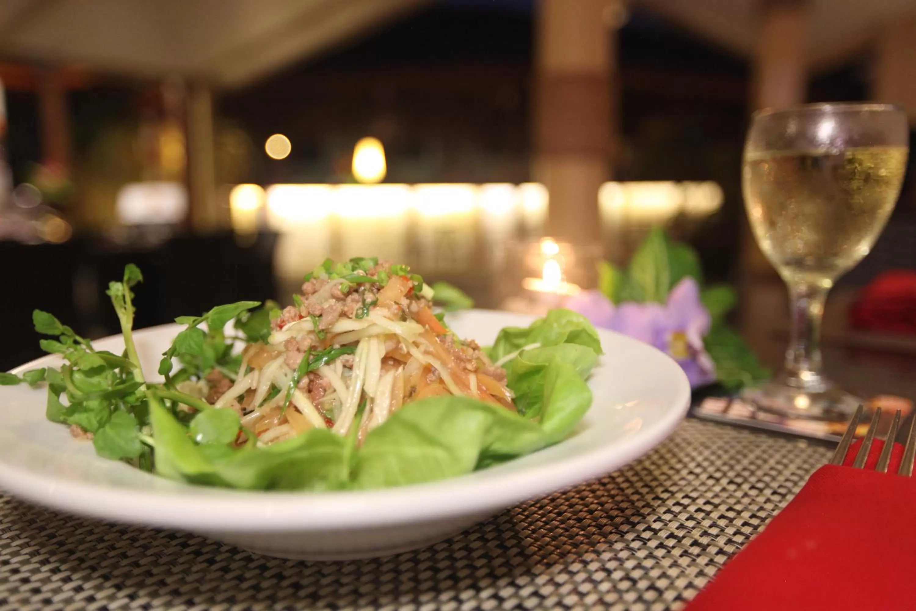 Food close-up in Moorings Hotel
