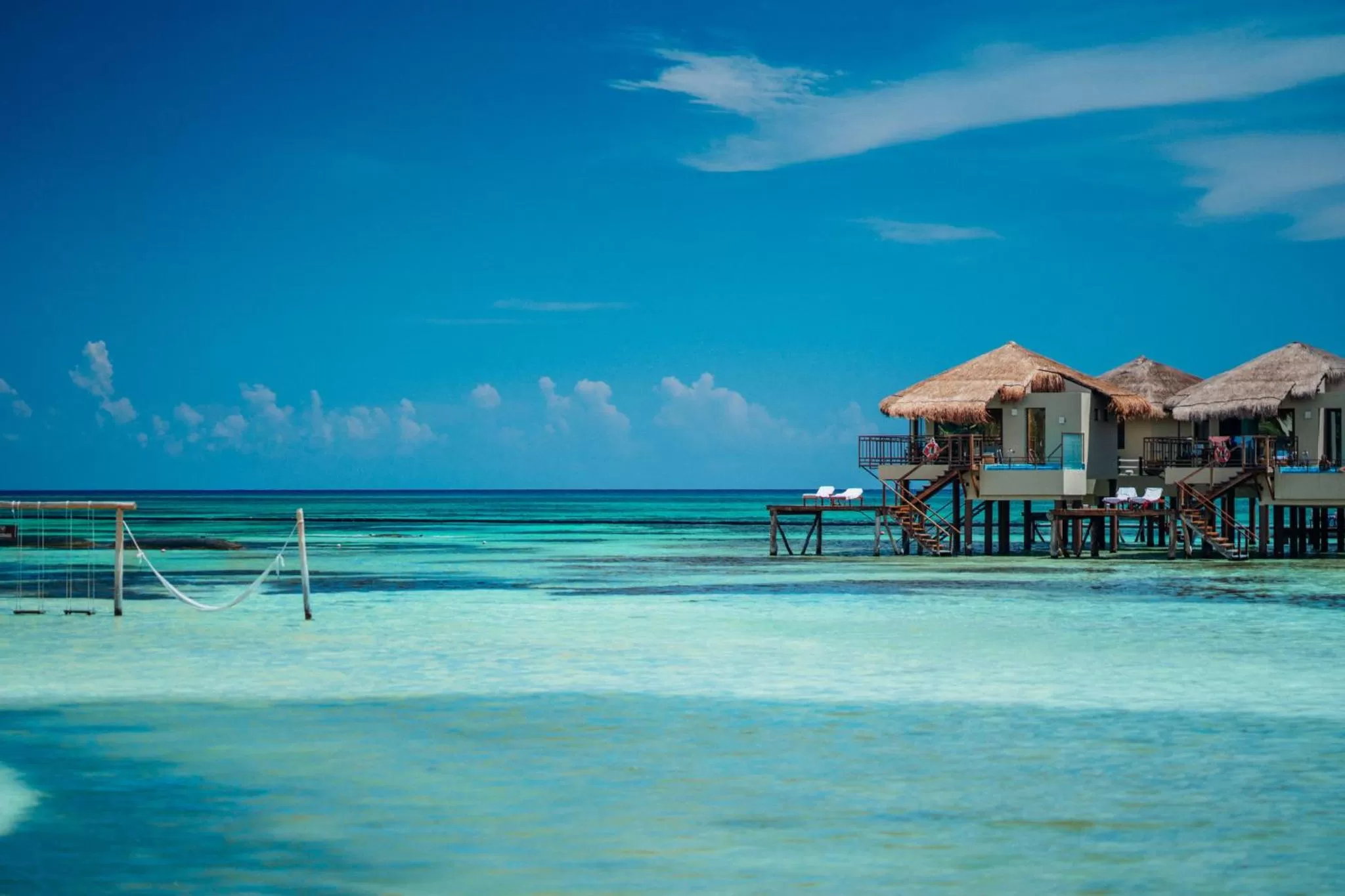 Property building, Beach in Palafitos Overwater Bungalows at El Dorado Maroma, Gourmet All Inclusive by Karisma - Adults Only
