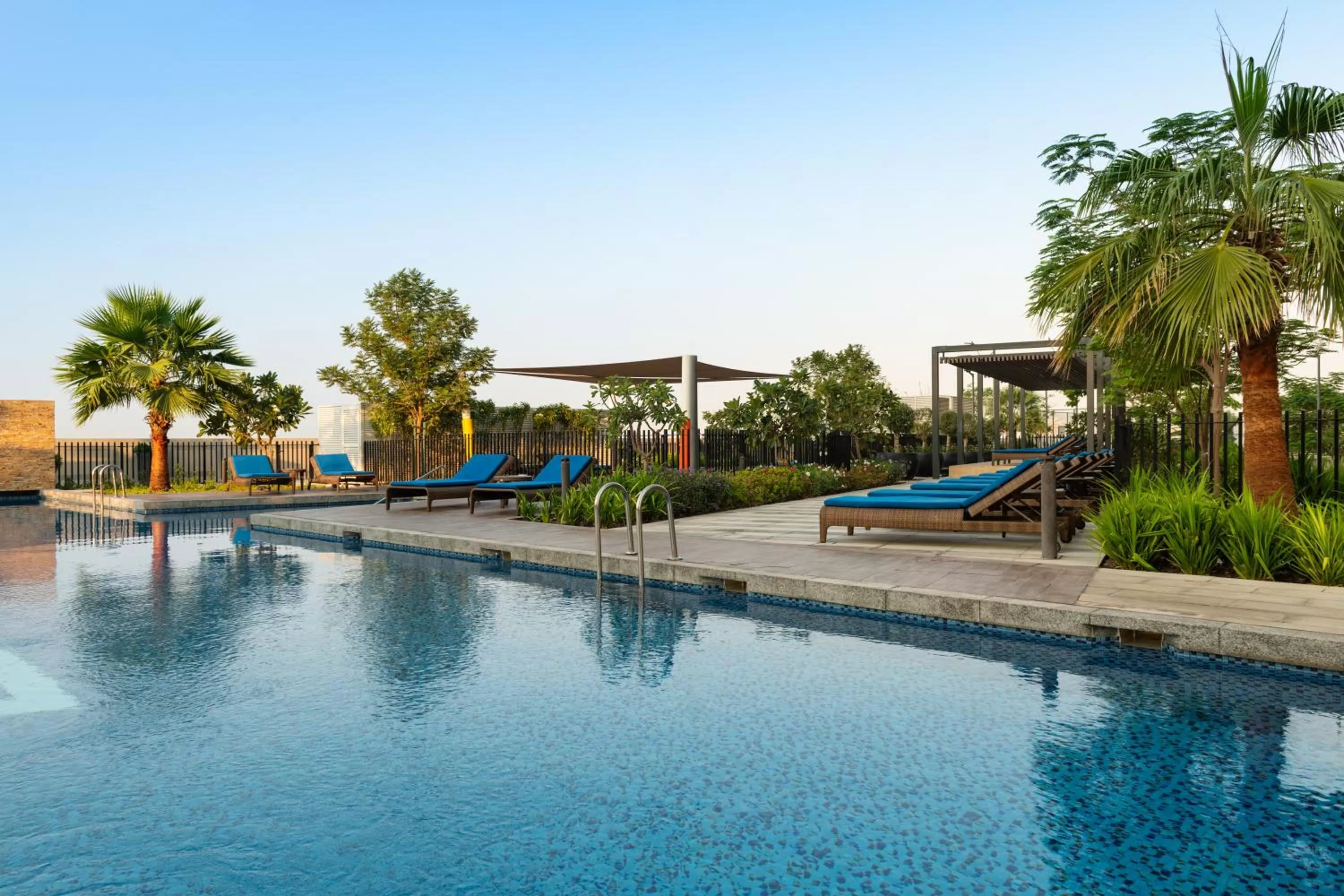 Swimming pool in Radisson Dubai Damac Hills