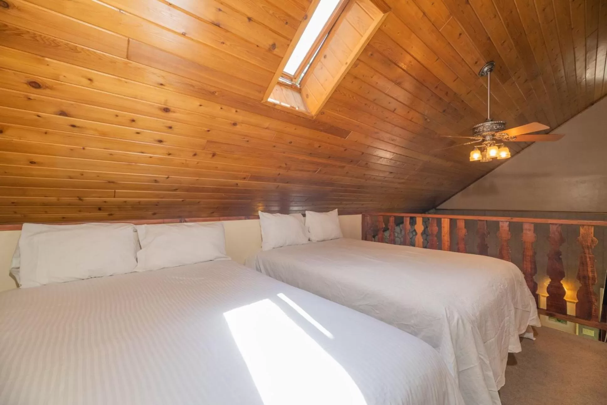 Bed in Black Forest Lodge