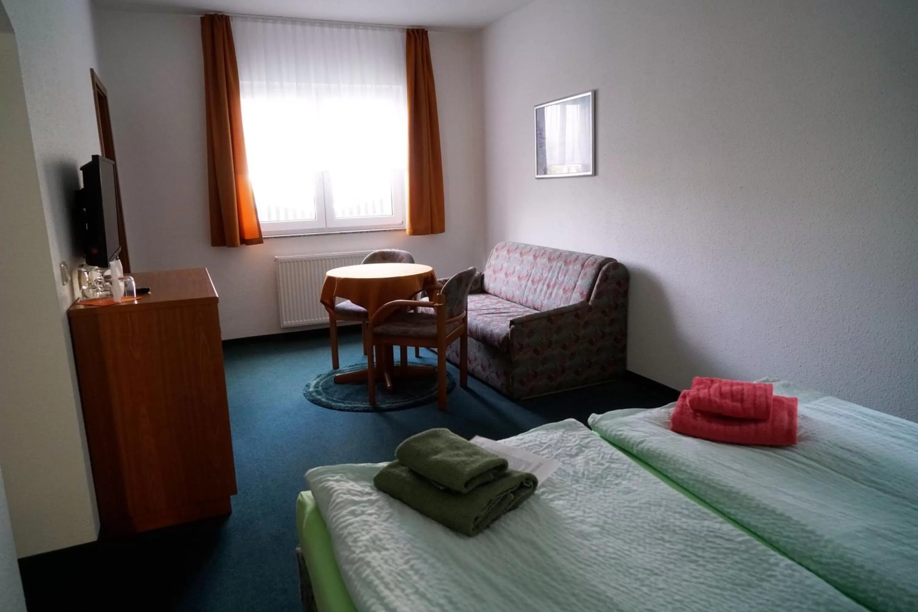 Bed in Hotel & Pension Aßmann