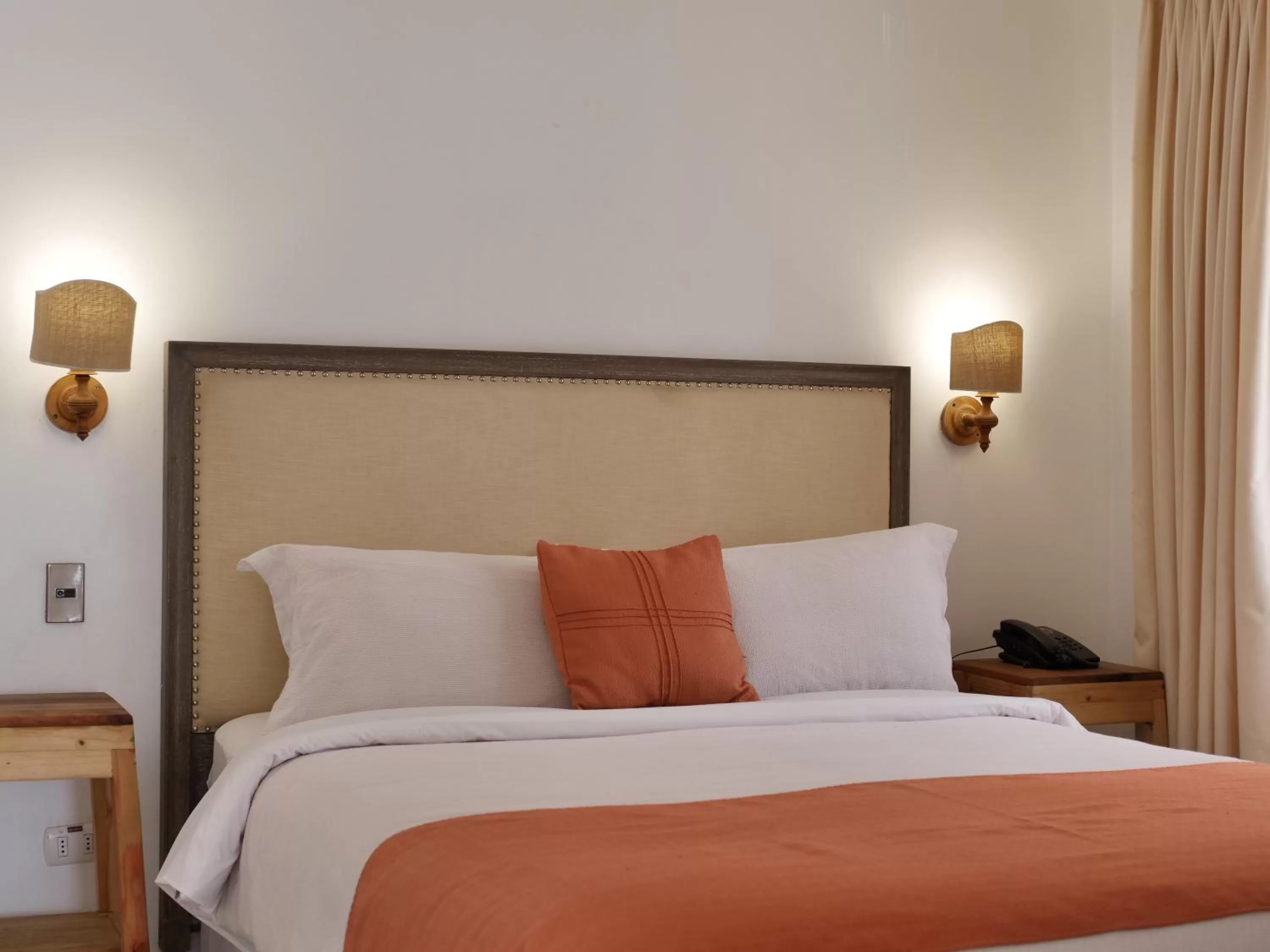 Bed in Hotel La Fuente