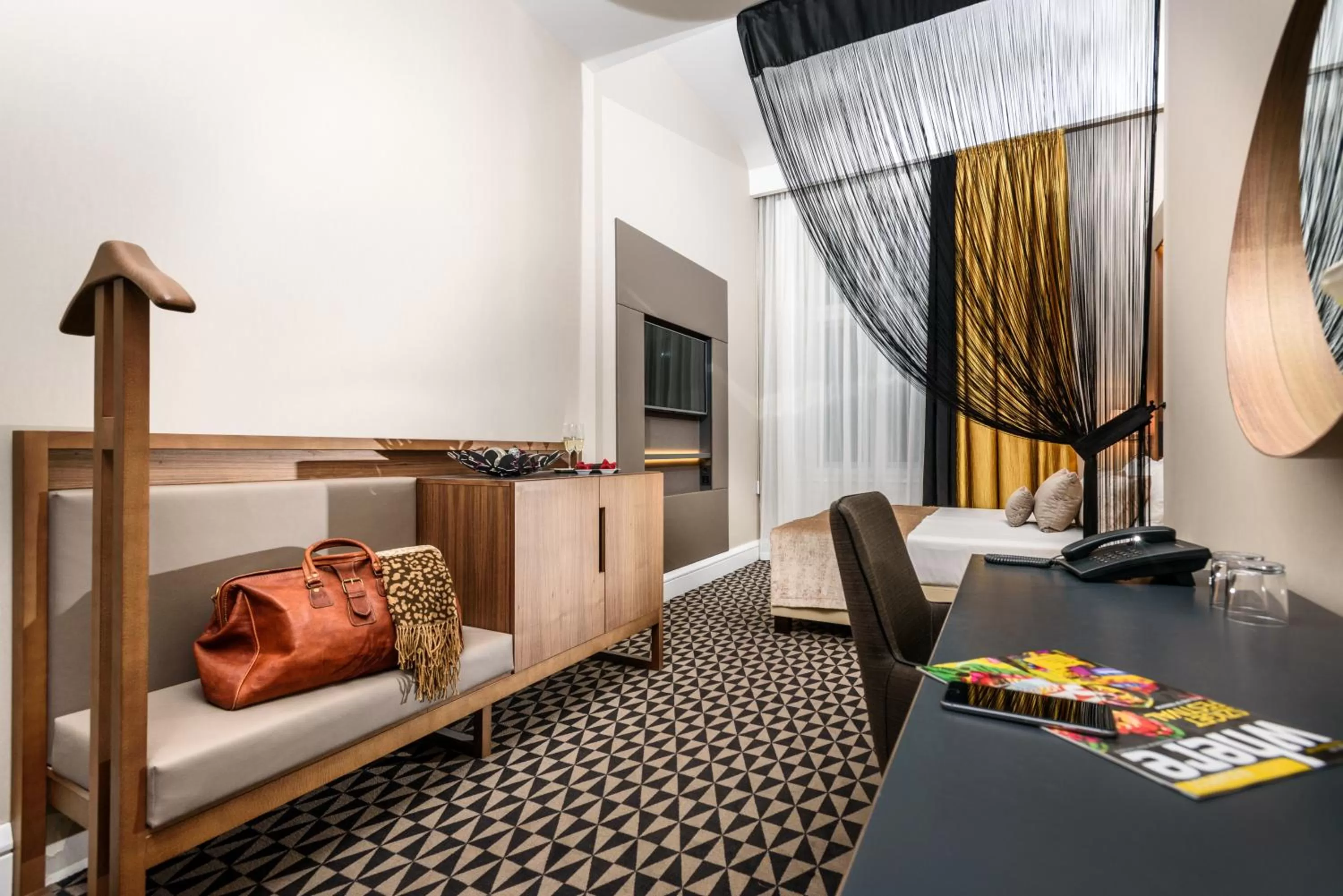 Bedroom, Bed in Hotel Moments Budapest by Continental Group