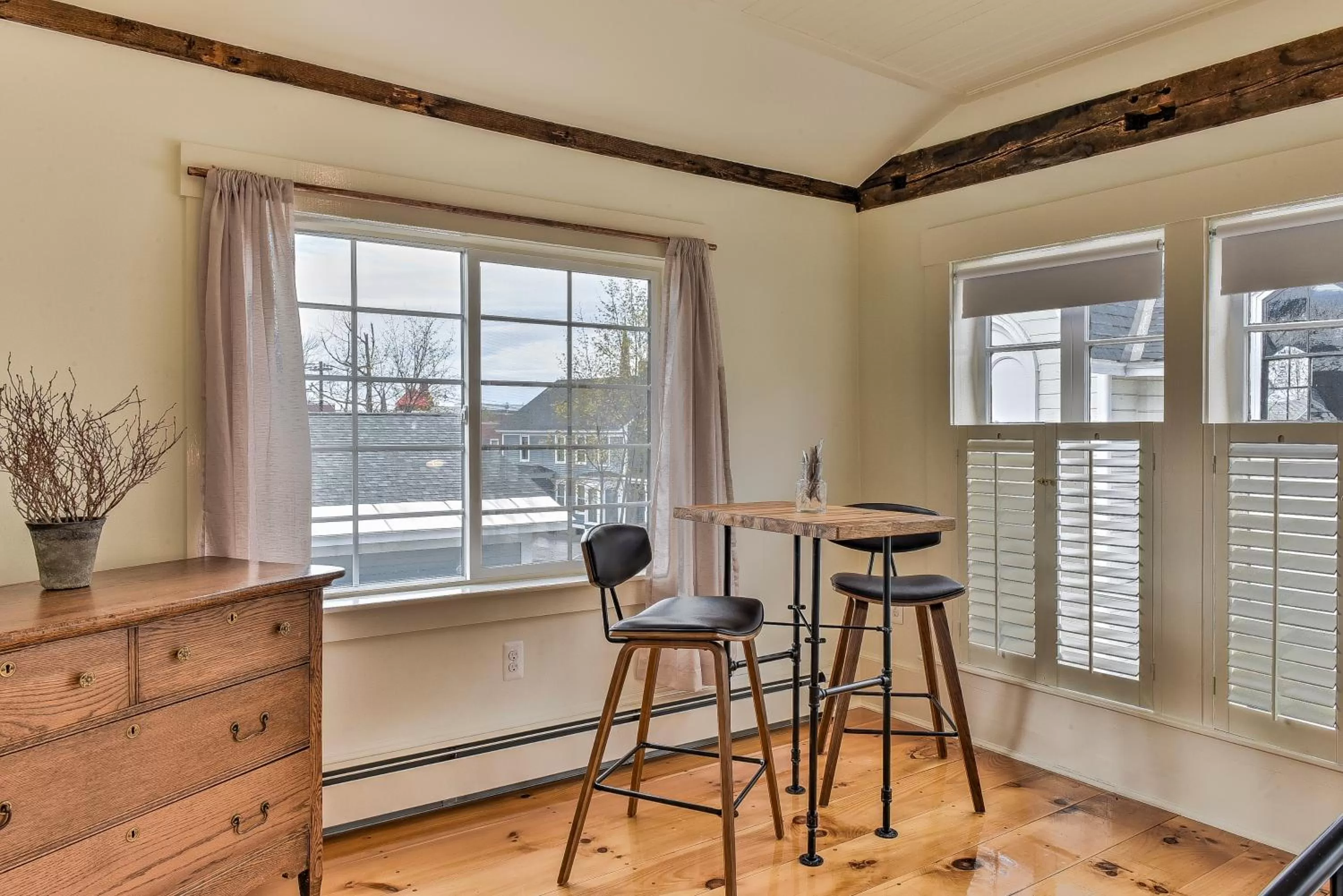 Dining area in The Burrell House
