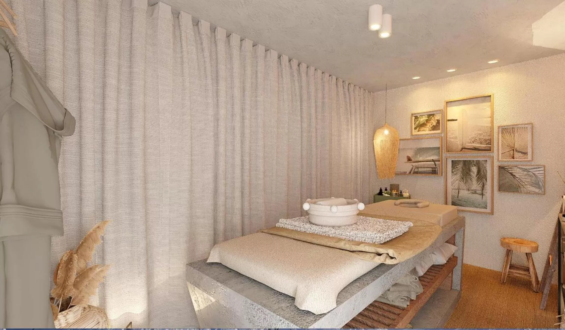 Massage in The Salty Surf & Yoga