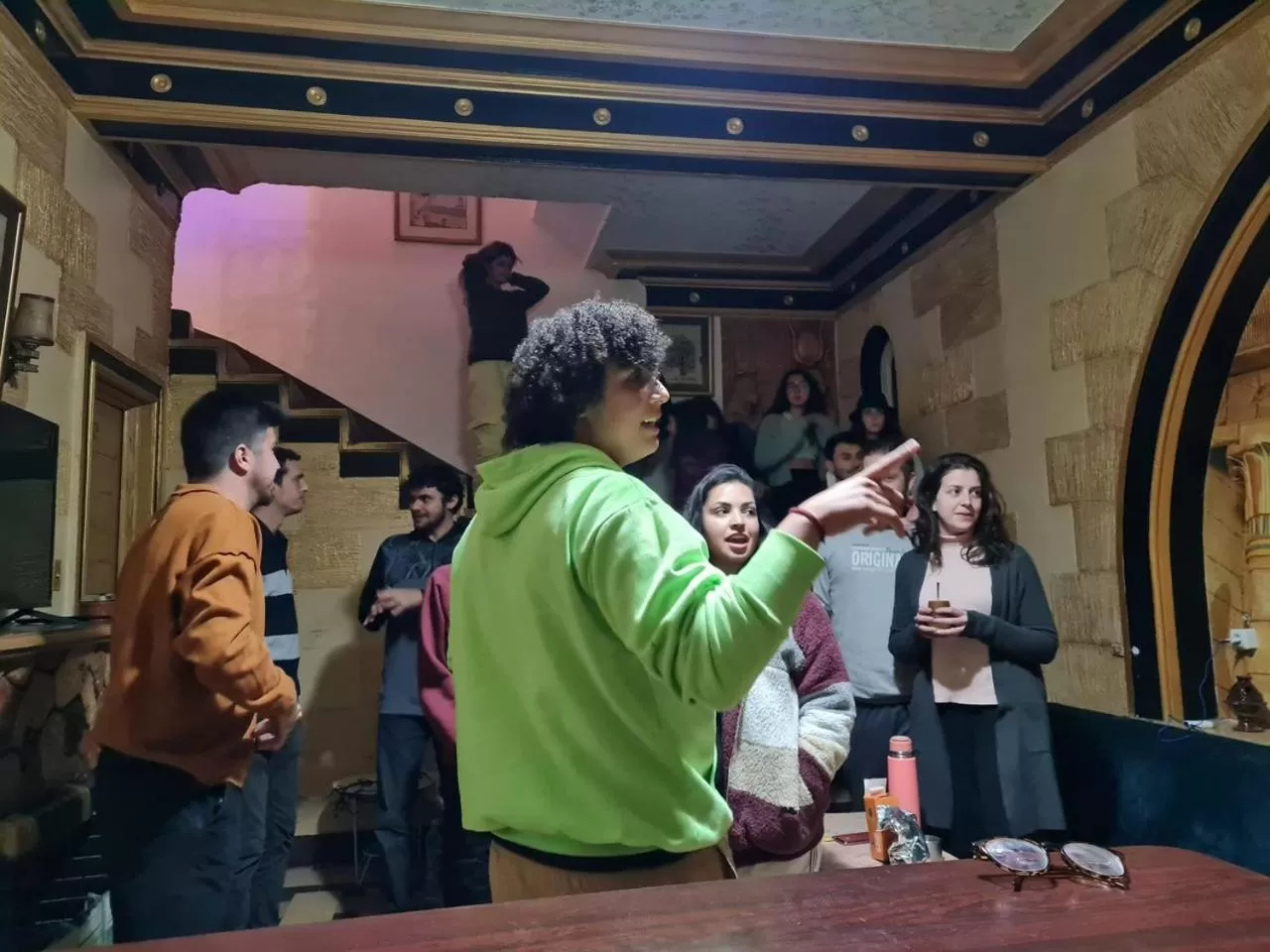 People in Castle Hotel