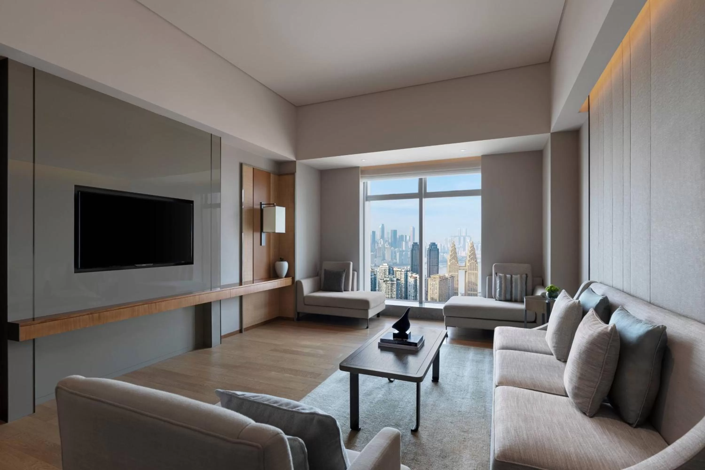 Living room in Chongqing Marriott Hotel