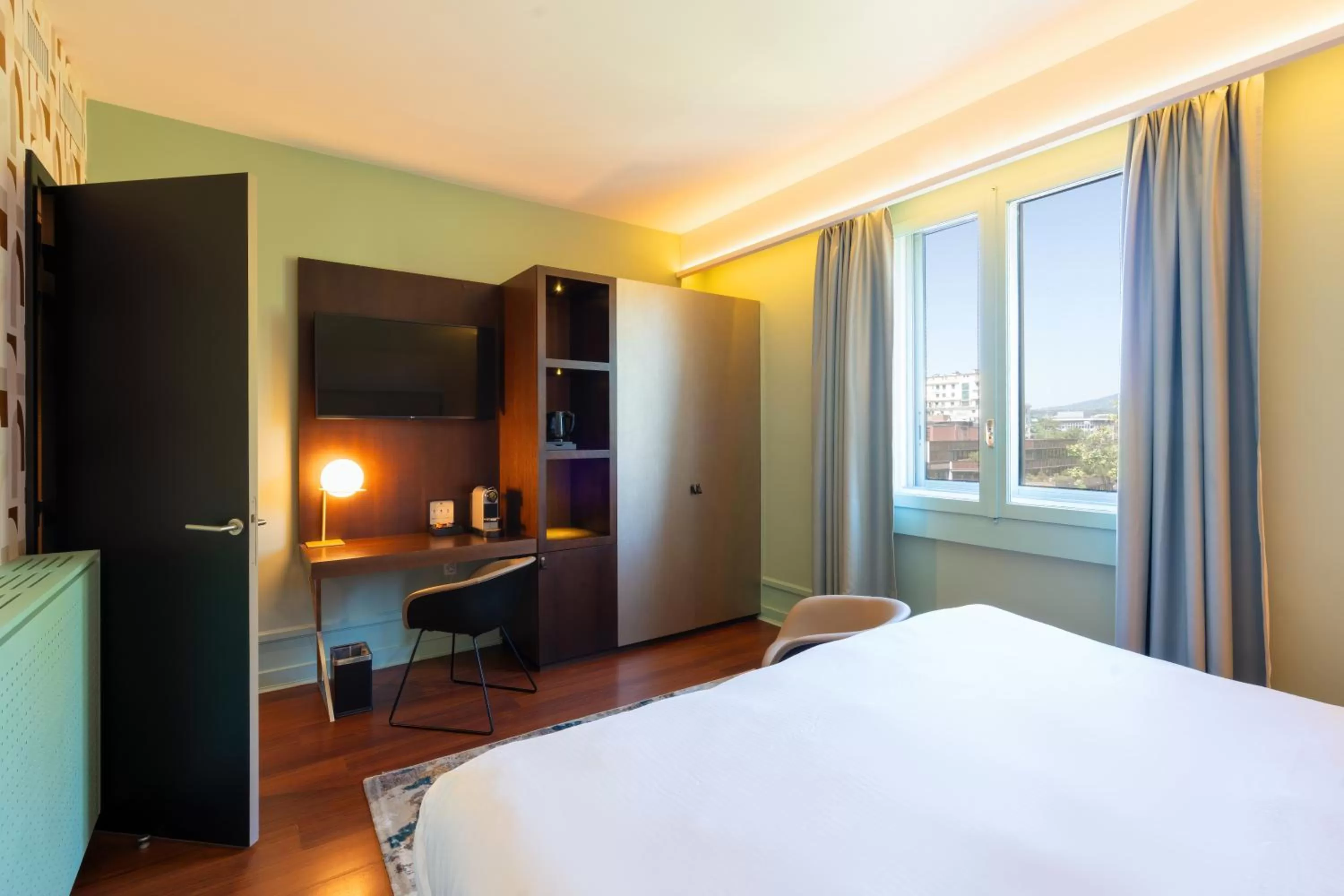 Bedroom, Bed in Le Splendid Hotel Lac D'Annecy - Handwritten Collection