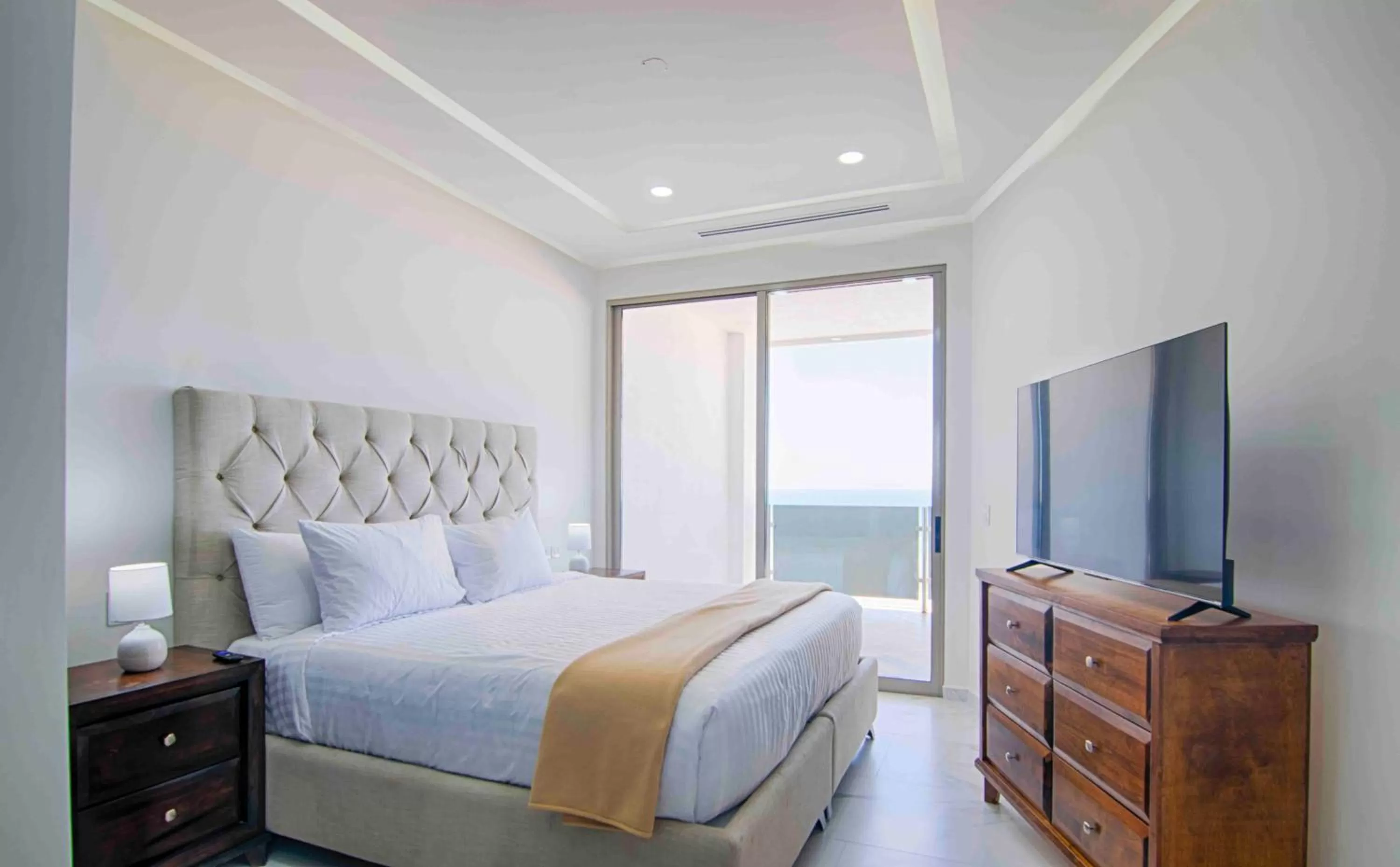 Bed in Esmeralda Beach Resort