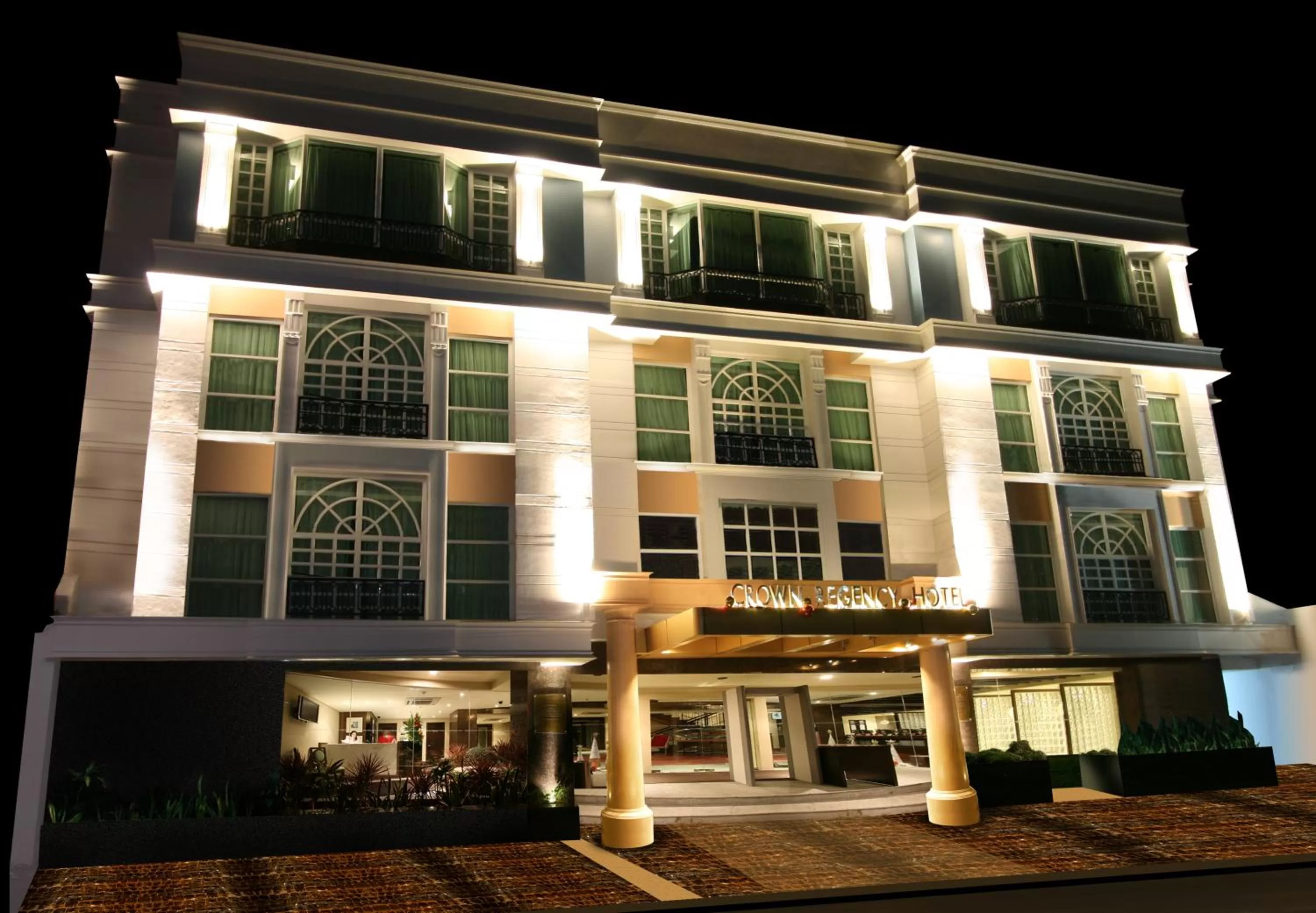 Facade/entrance in Crown Regency Hotel Makati