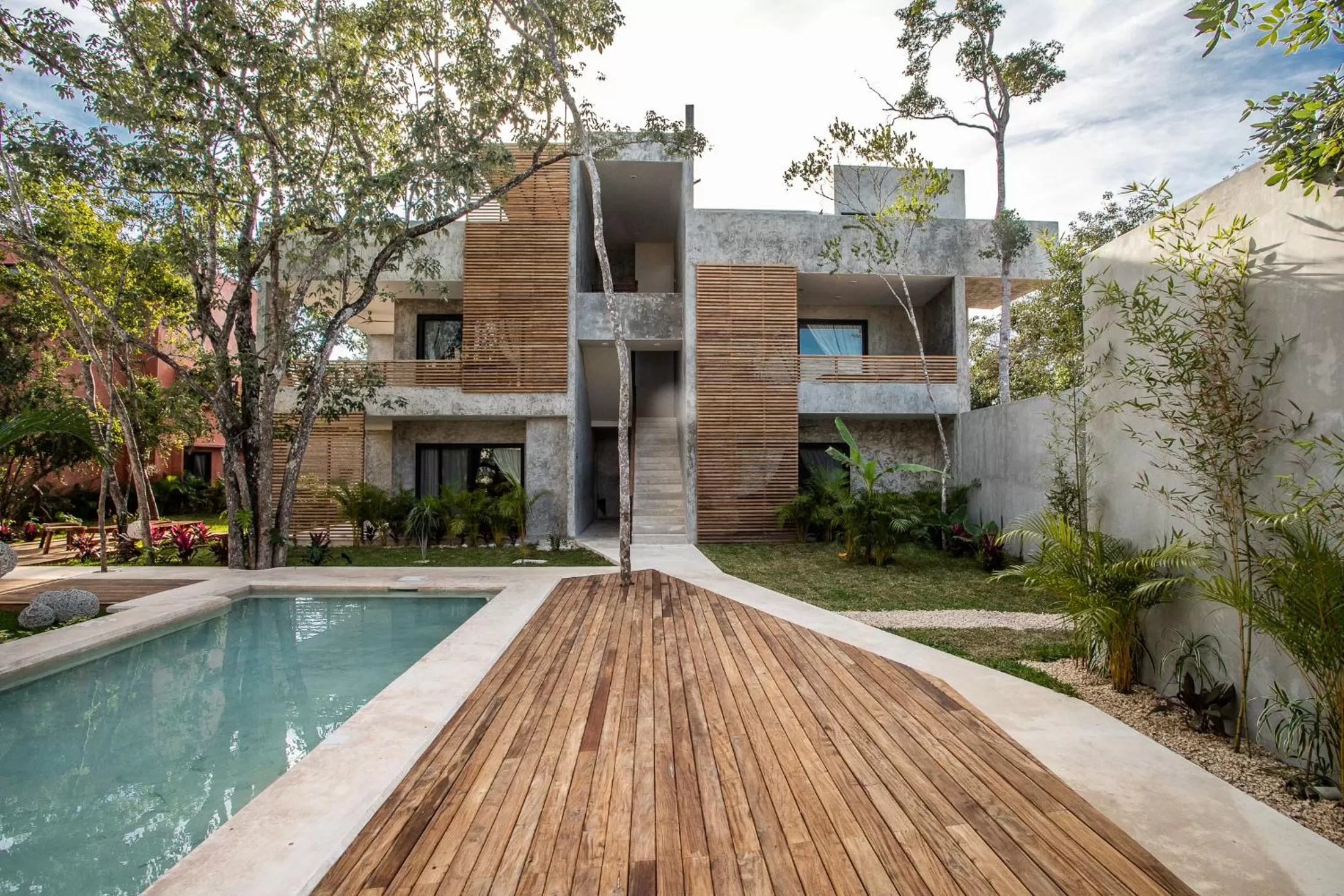 Swimming pool in Panacea Condo Tulum