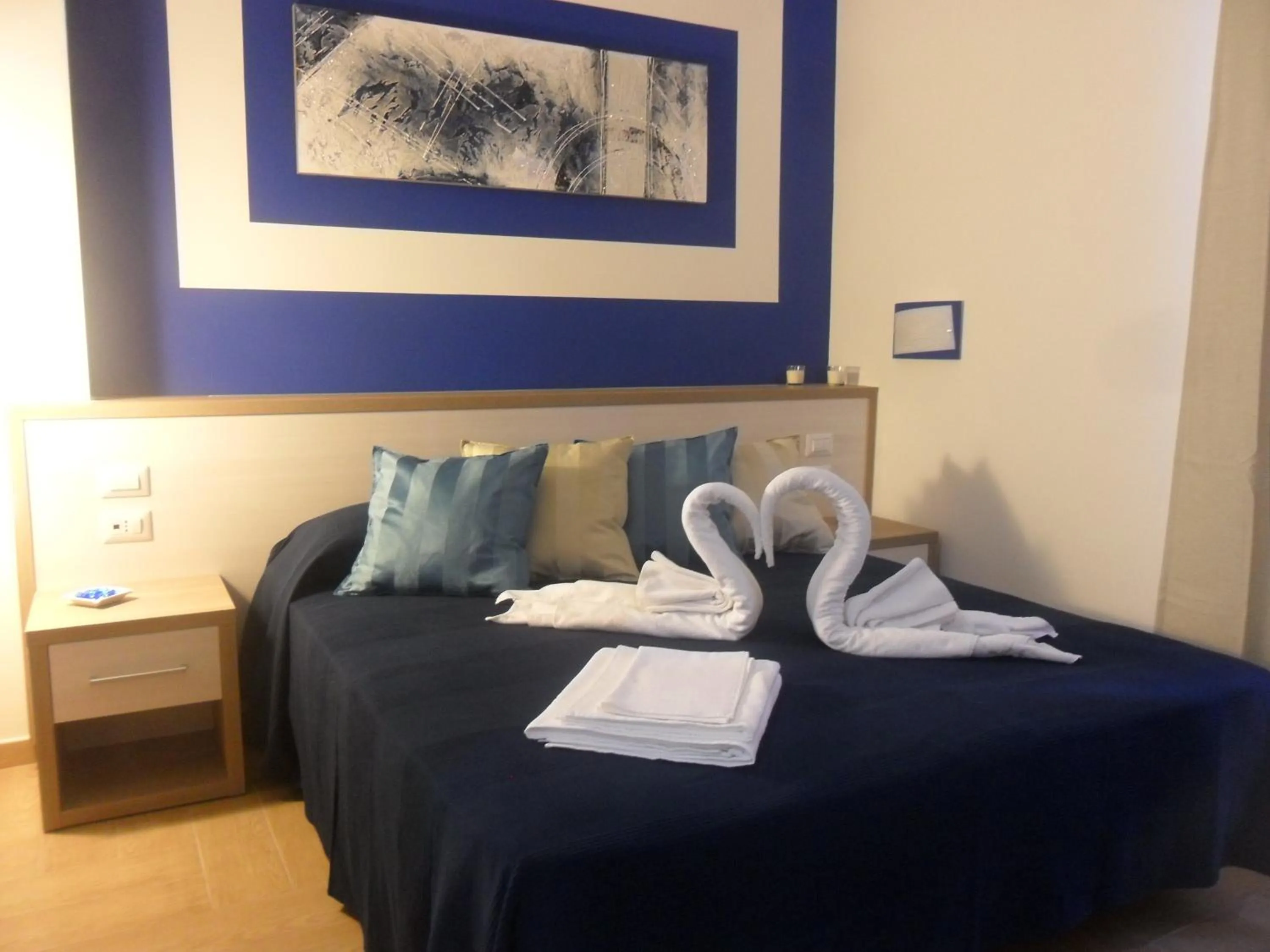 Bedroom, Bed in Gemme Di Roma Accomodation